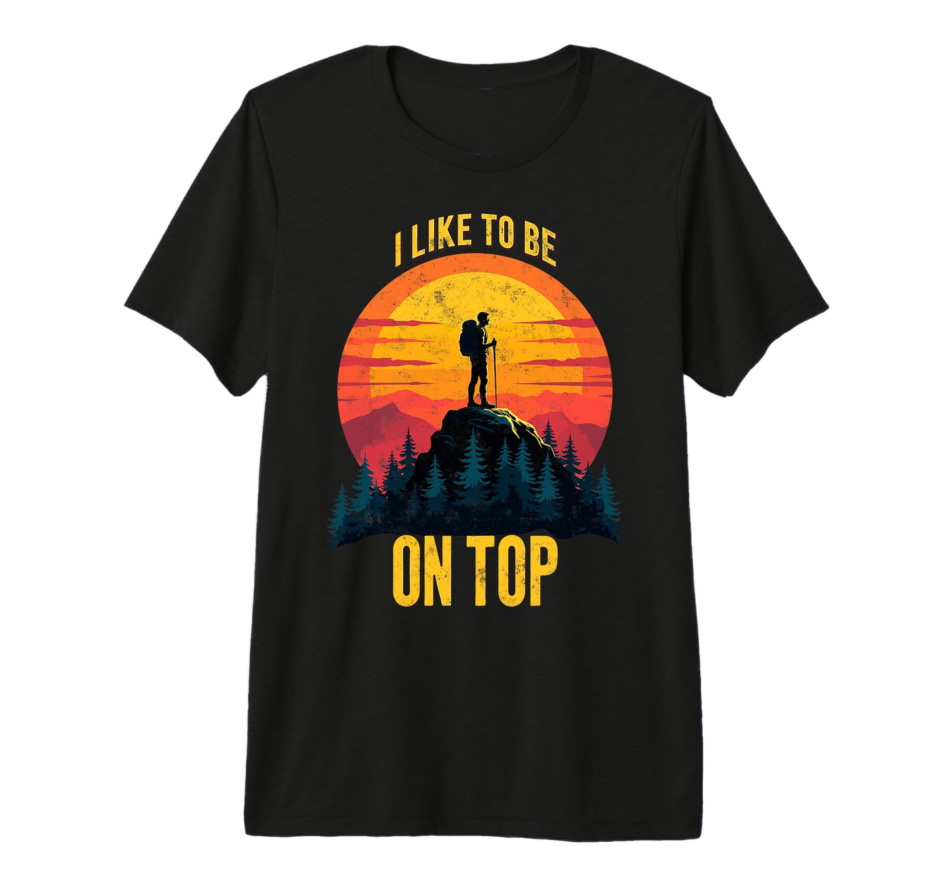 I Like To Be Funny Hiker Joke Trekking T-Shirt - Unique Graphic Men Women - T-Shirt, Sweatshirt, Hoodie