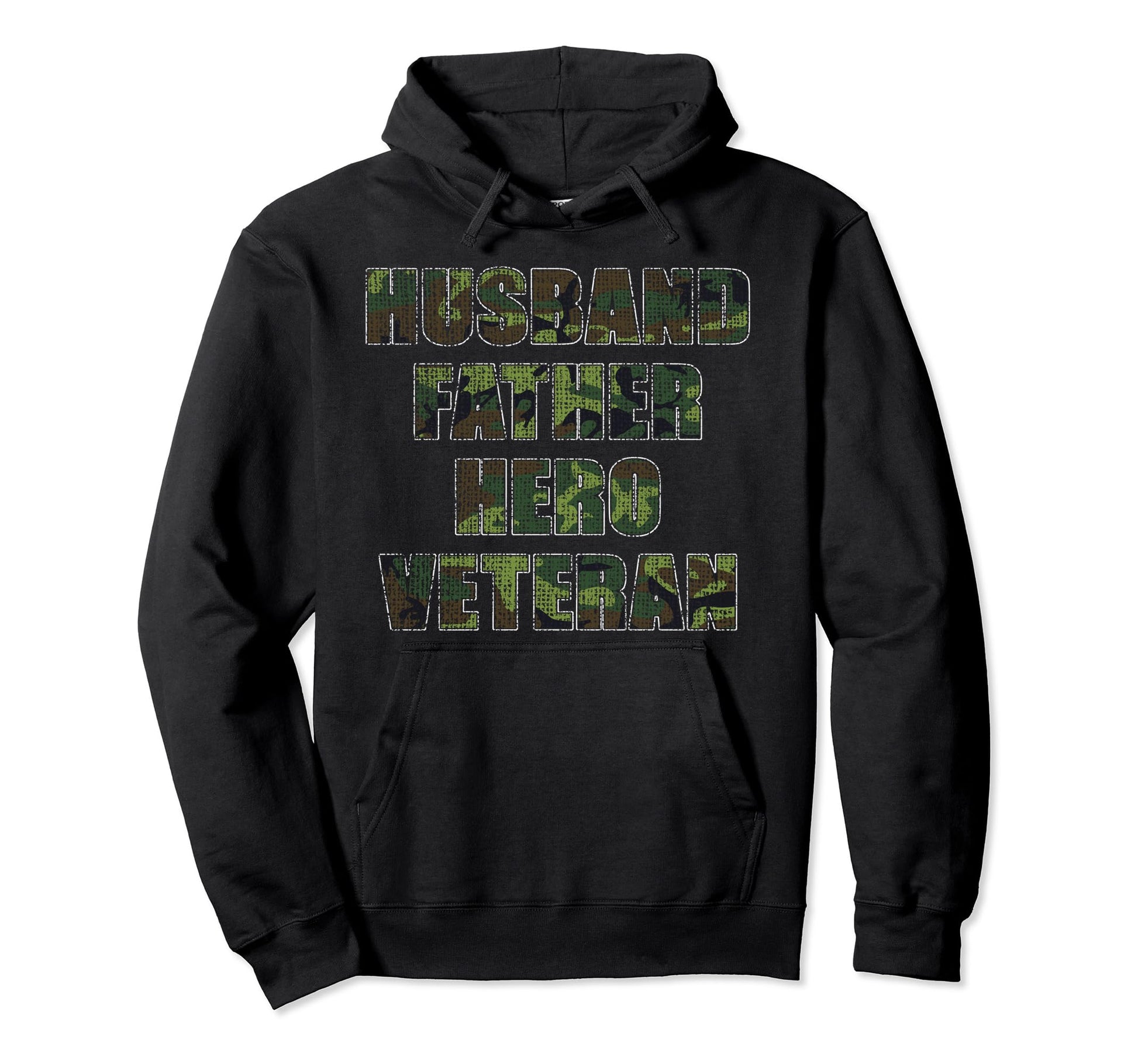 Military Dad Fathers Day Husband Father Hoodie - Graphic Print for Adults - T-Shirt, Sweatshirt, Hoodie