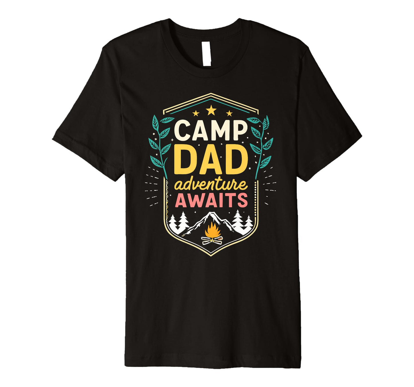 Mens Outdoorsy Dad Adventure Awaits T-Shirt - Trendy Graphic Unisex - T-Shirt, Sweatshirt, Hoodie