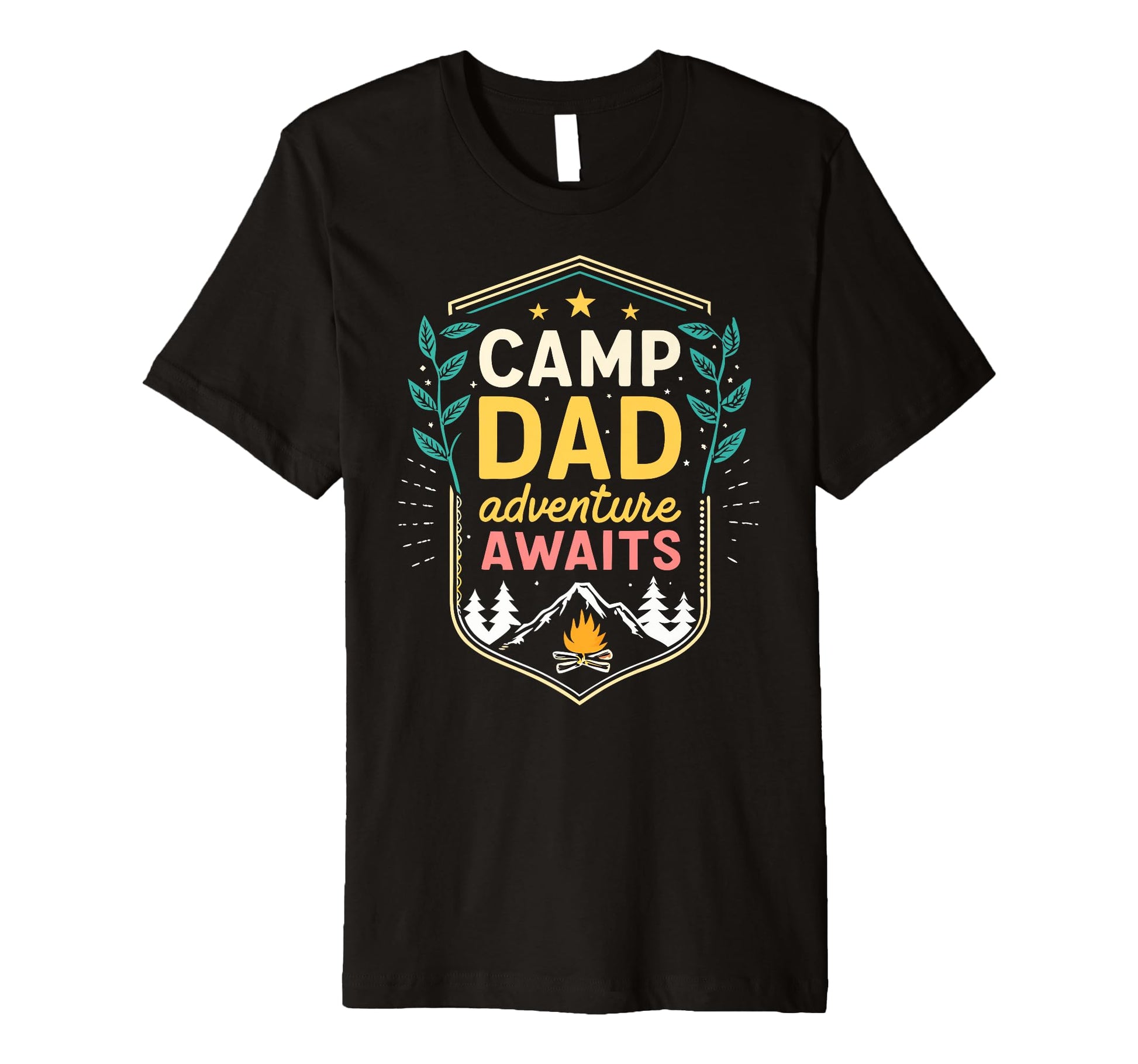 Mens Outdoorsy Dad Adventure Awaits T-Shirt - Trendy Graphic Unisex - T-Shirt, Sweatshirt, Hoodie