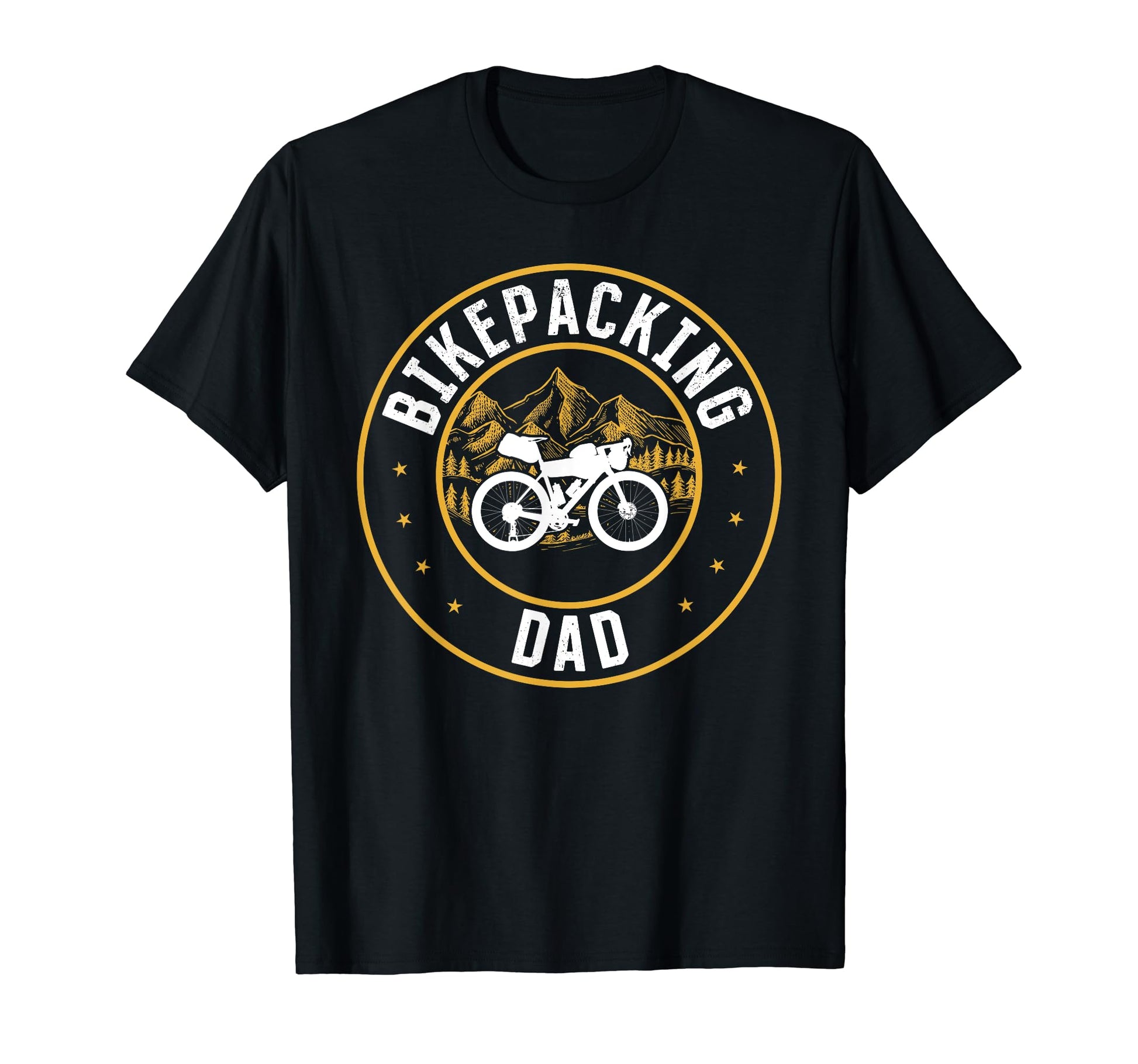 Gravel Bike Bikepacker Daddy T-Shirt - Minimalist Print Men Women - T-Shirt, Sweatshirt, Hoodie