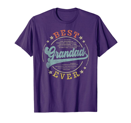 Best Grandad Ever Fathers Day T-Shirt - Aesthetic Graphic for Adults - T-Shirt, Sweatshirt, Hoodie