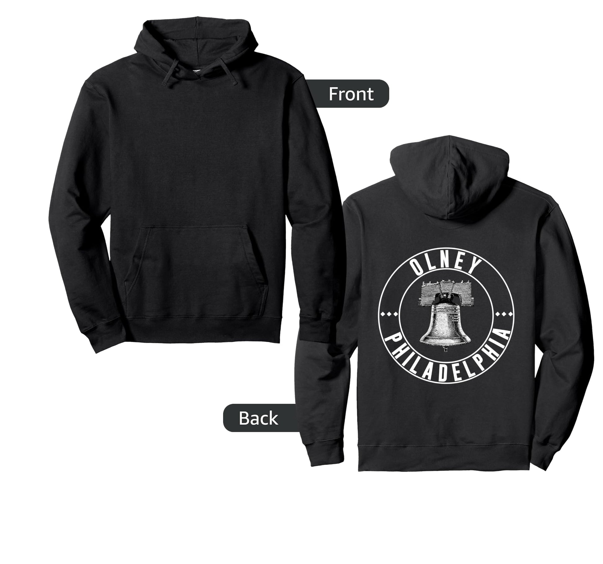 Olney Philly Neighborhood Philadelphia Hoodie - Unique Graphic Unisex - T-Shirt, Sweatshirt, Hoodie