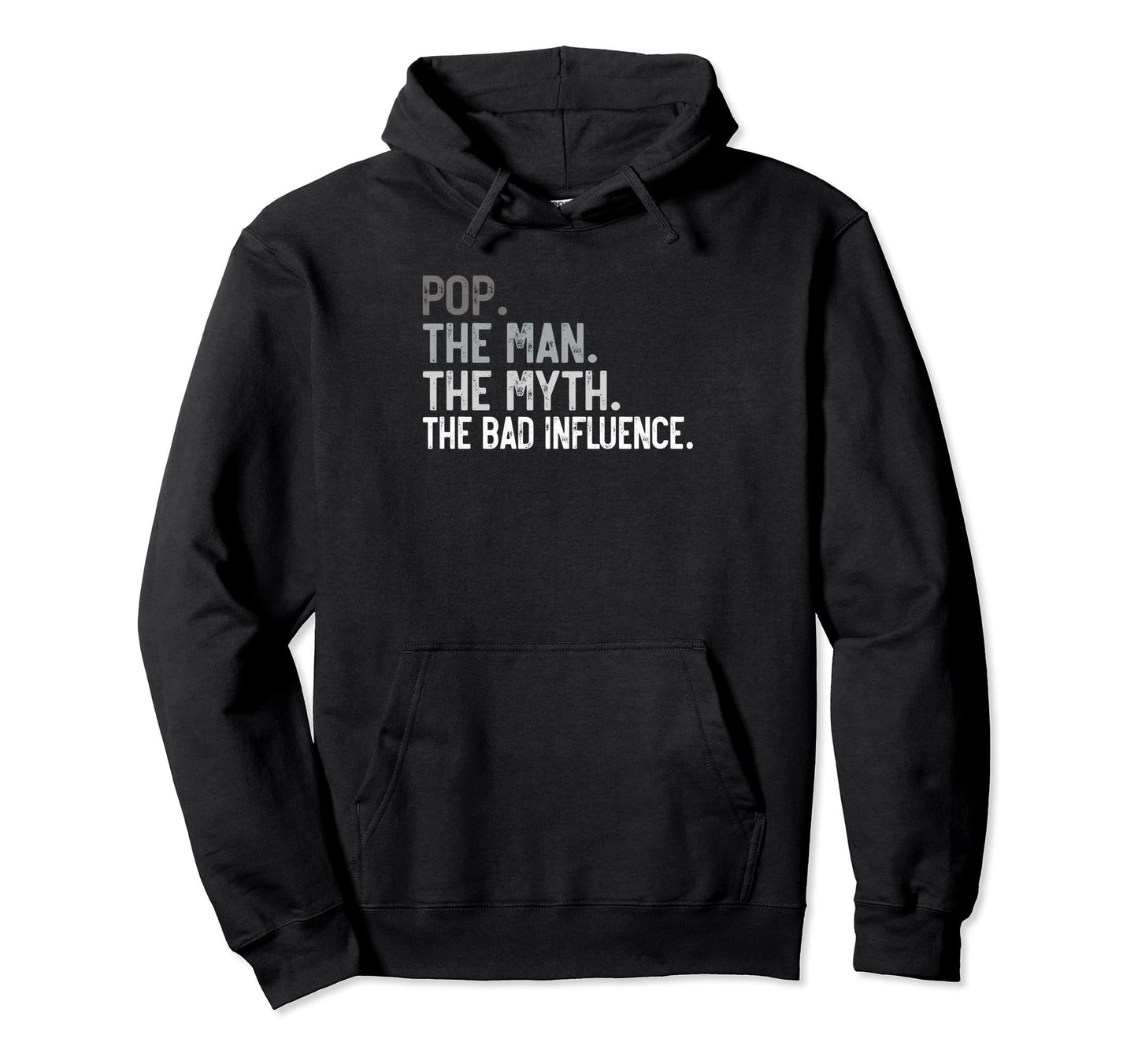 Mens Pop Myth Bad Influence Funny Hoodie - Fun Novelty Design Unisex - T-Shirt, Sweatshirt, Hoodie