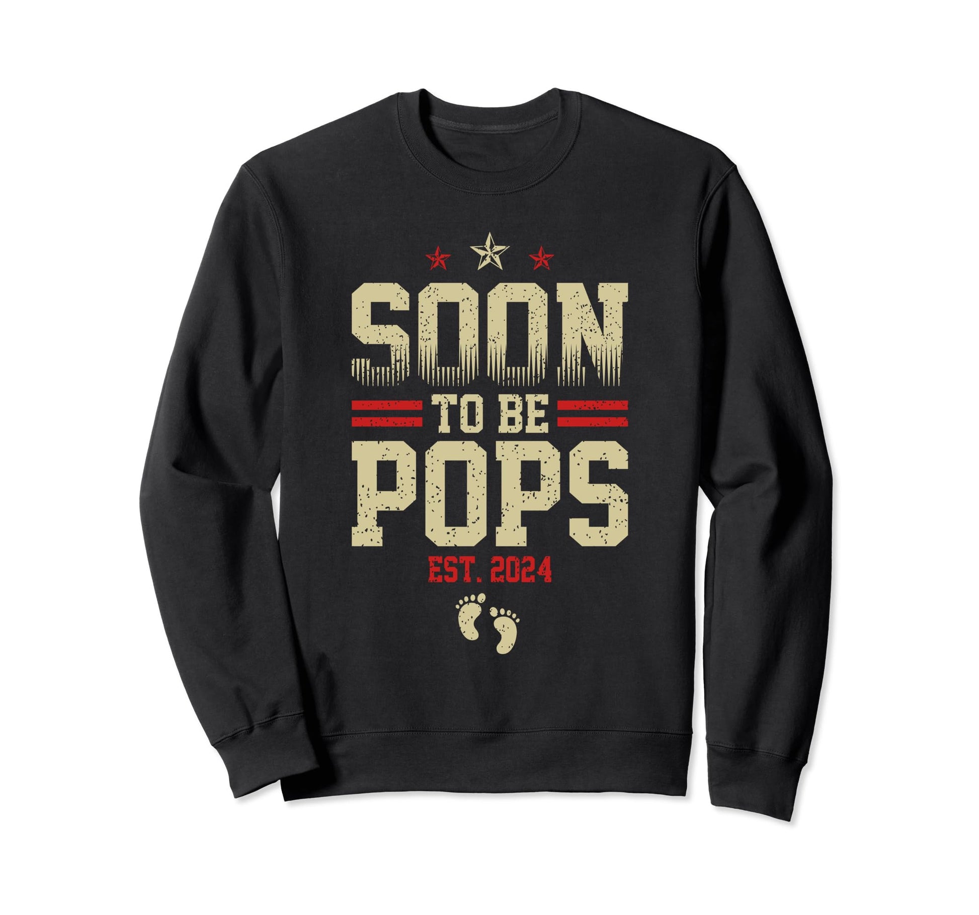 Soon To Be Pops 2024 First Time Sweatshirt - Streetwear Style Men Women - T-Shirt, Sweatshirt, Hoodie