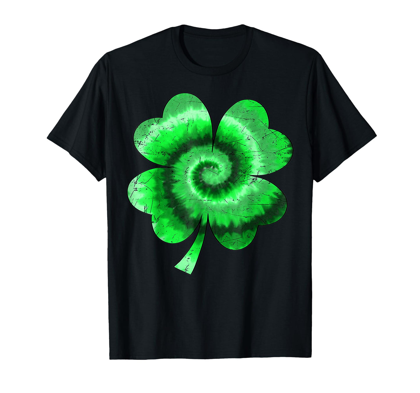 Irish Shamrock Tie Dye Happy St T-Shirt - Novelty Apparel Men Women - T-Shirt, Sweatshirt, Hoodie
