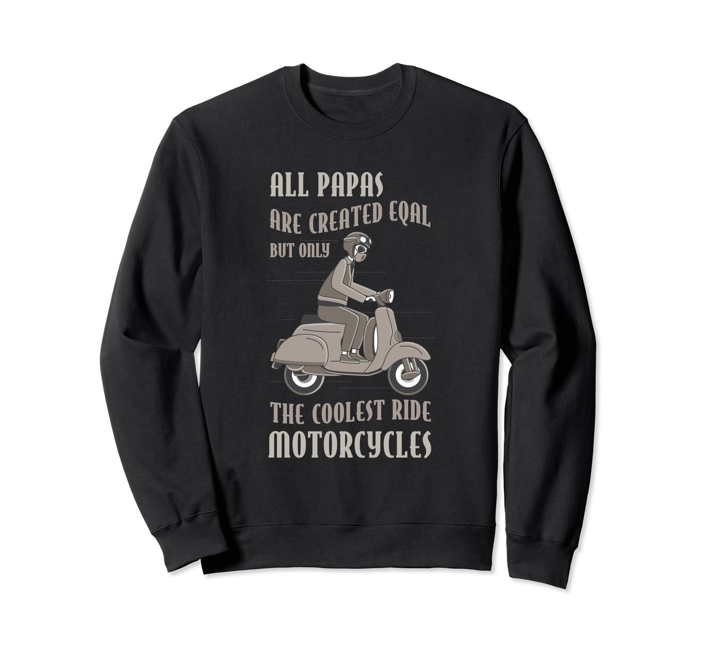 Dad Gifts Coolest Ride Motorcycle Sweatshirt - Novelty Apparel Unisex - T-Shirt, Sweatshirt, Hoodie