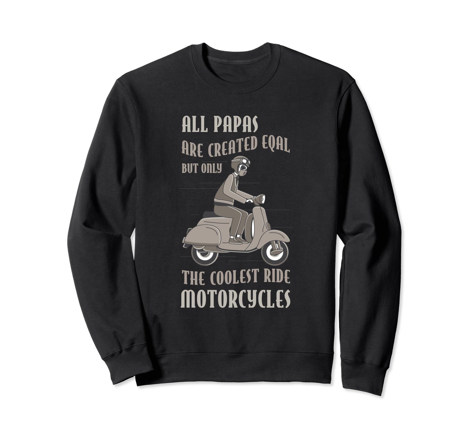 Dad Gifts Coolest Ride Motorcycle Sweatshirt - Novelty Apparel Unisex - T-Shirt, Sweatshirt, Hoodie