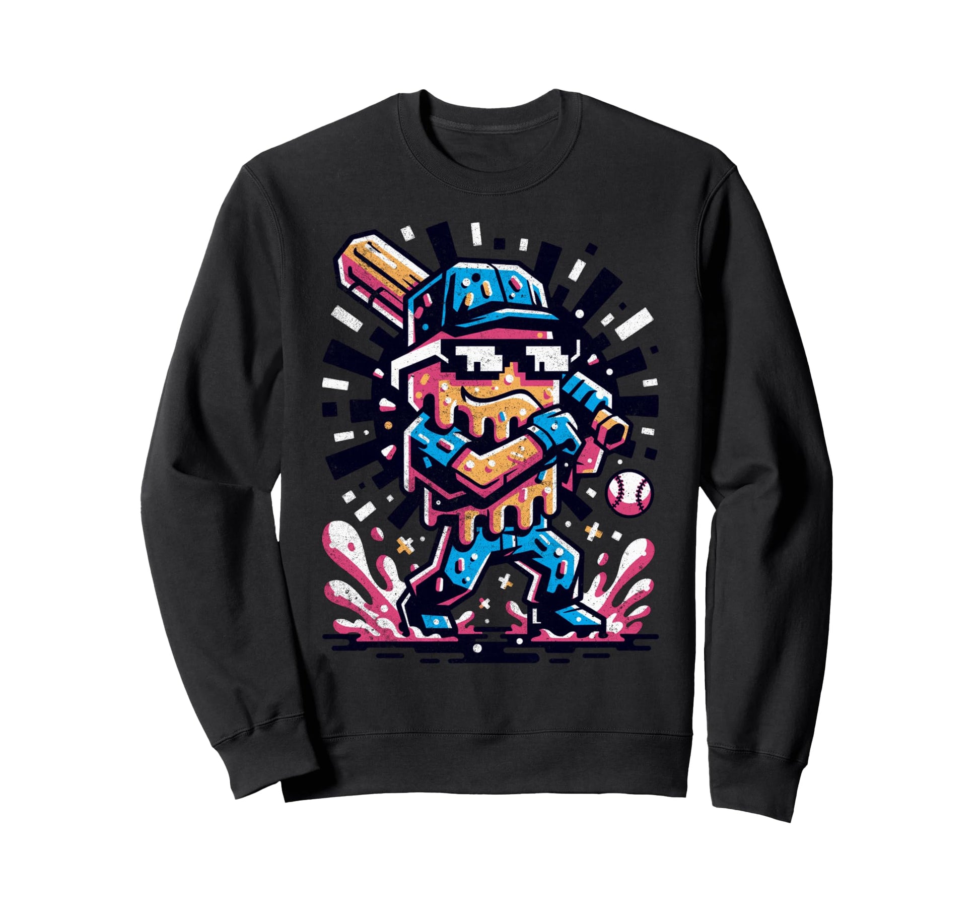 Baseball Drip Gamer Gifts T-Shirt - Streetwear Style Men Women - T-Shirt, Sweatshirt, Hoodie