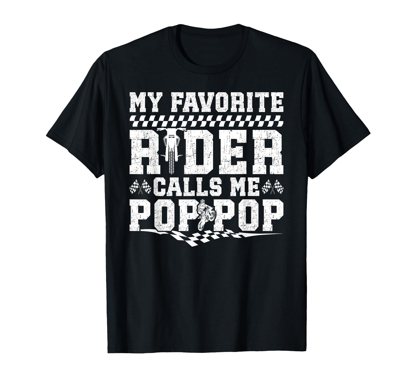 Proud Motocross Rider Pop Pop Moto Pop T-Shirt - Trendy Graphic Men Women - T-Shirt, Sweatshirt, Hoodie
