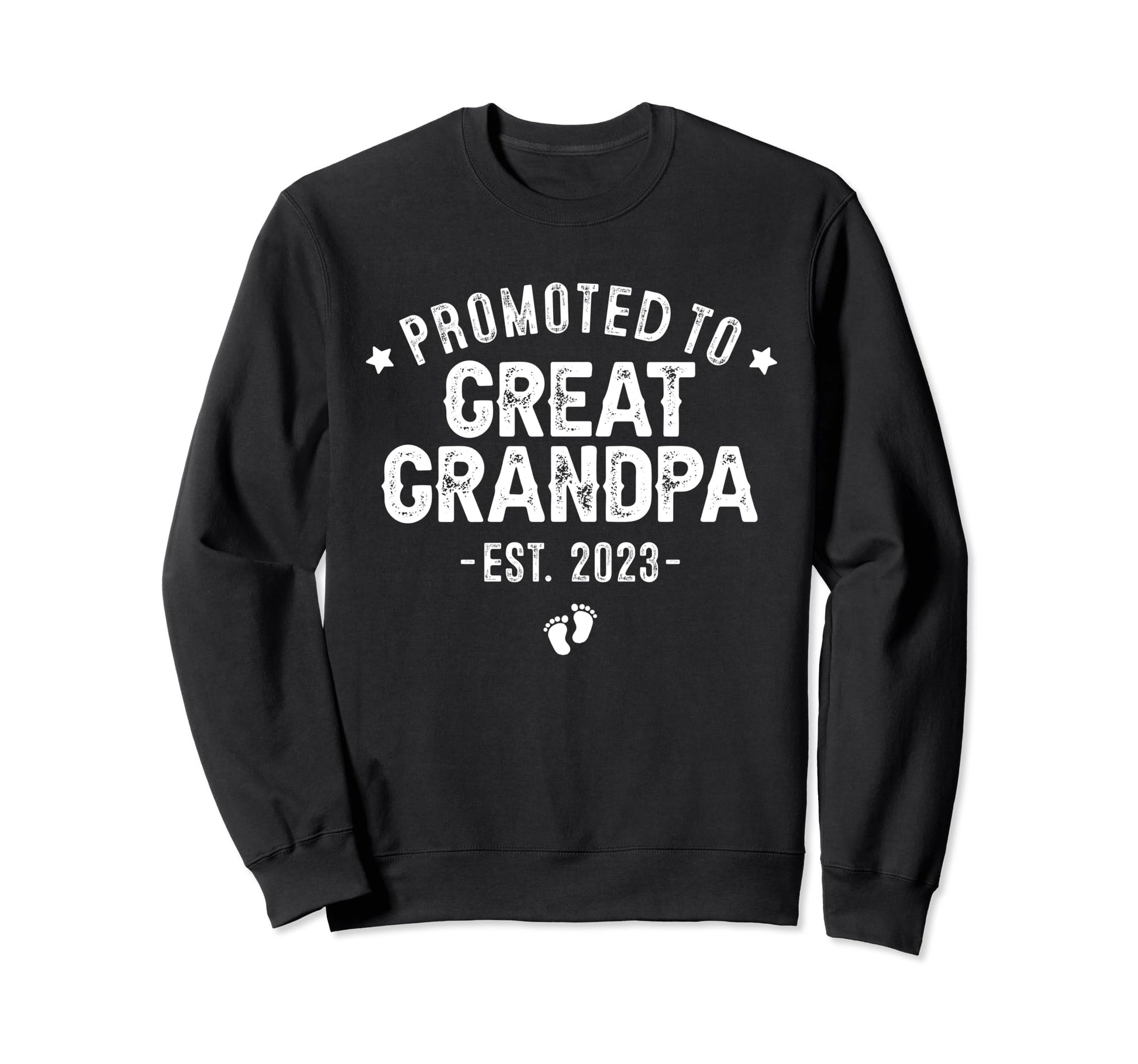 Promoted To Great Grandpa 2023 Sweatshirt - Aesthetic Graphic for Adults - T-Shirt, Sweatshirt, Hoodie