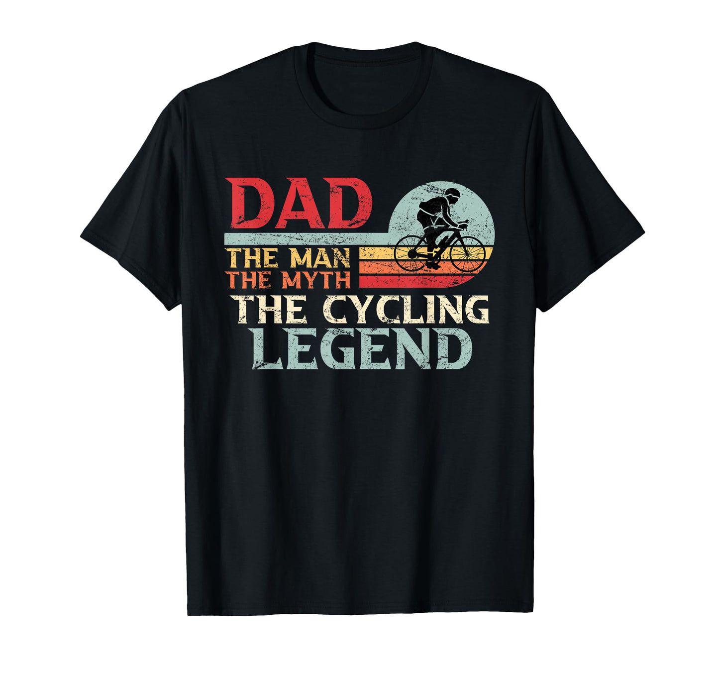Dad Myth Bike Legend Cyclist T-Shirt - Novelty Apparel for Adults - T-Shirt, Sweatshirt, Hoodie