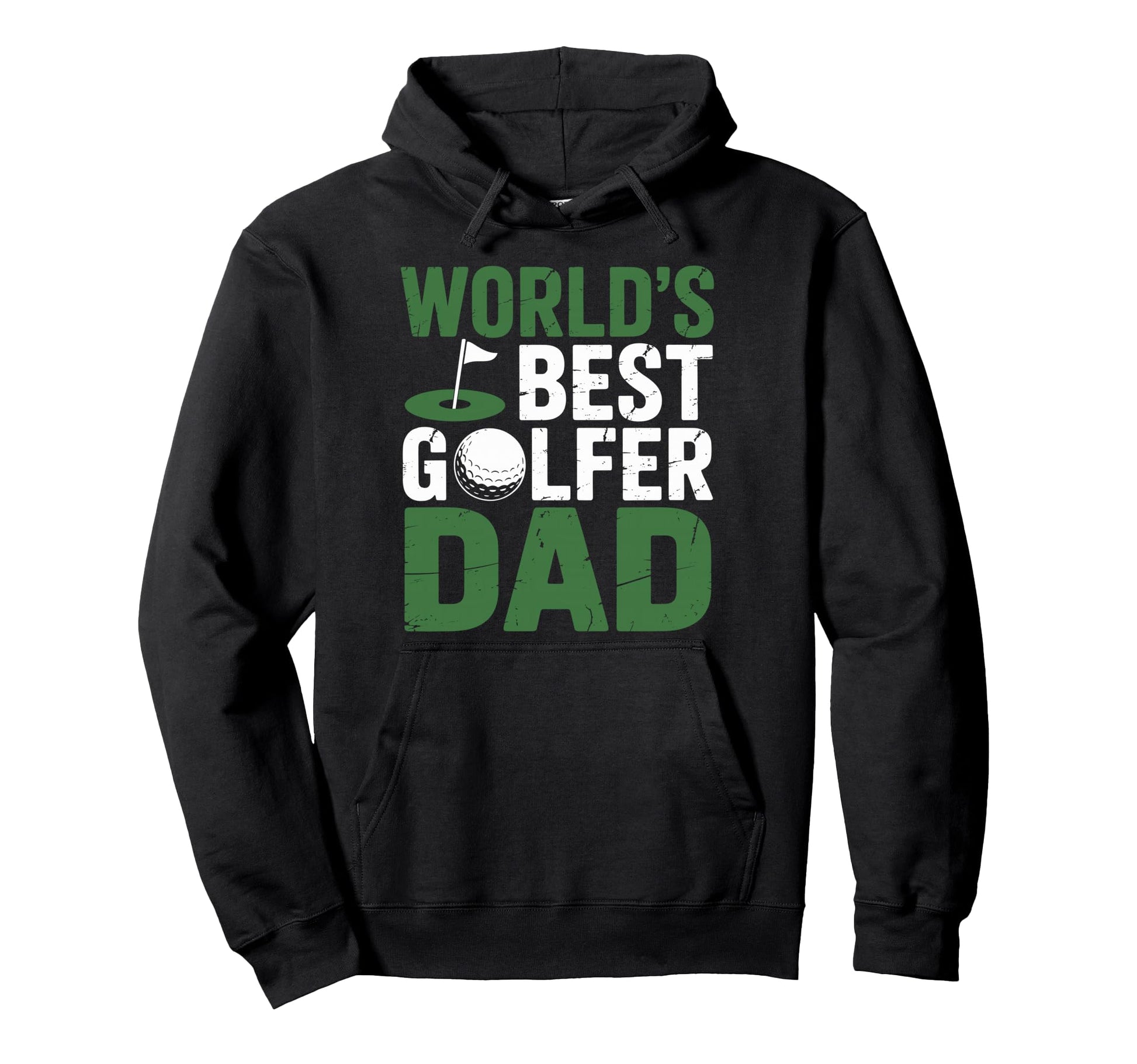 Worlds Best Golfer Dad Golf Father Hoodie - Casual Everyday Wear Unisex - T-Shirt, Sweatshirt, Hoodie