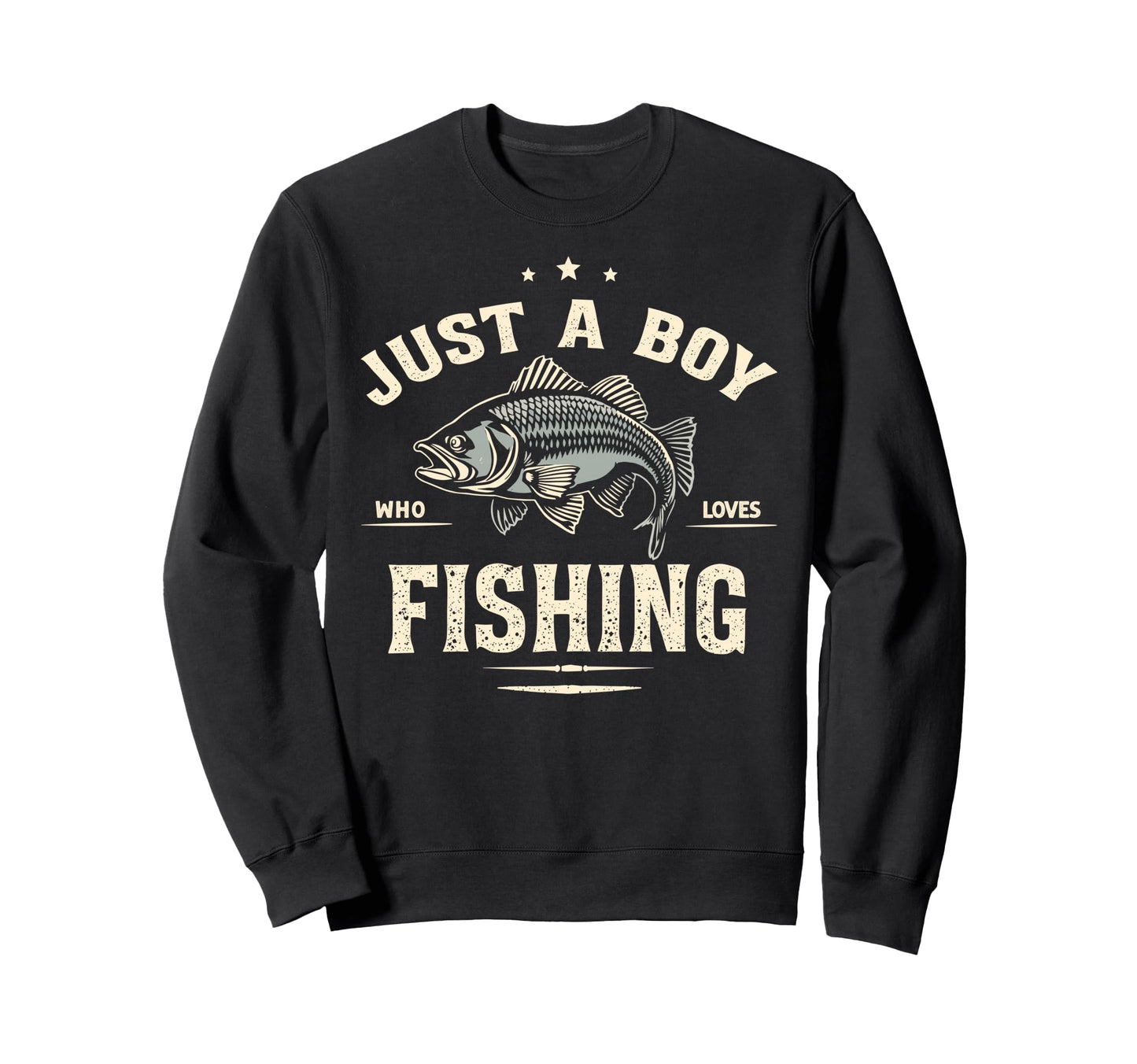 Just Who Loves Fishing Bass Fish Fan Sweatshirt - Novelty Apparel Unisex - T-Shirt, Sweatshirt, Hoodie