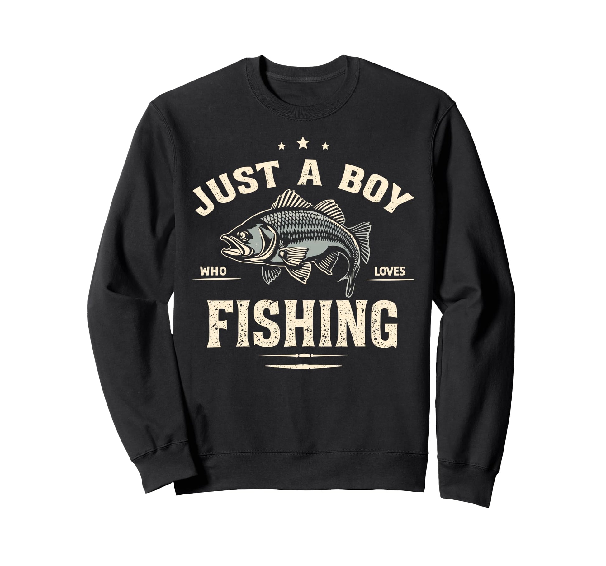 Just Who Loves Fishing Bass Fish Fan Sweatshirt - Novelty Apparel Unisex - T-Shirt, Sweatshirt, Hoodie