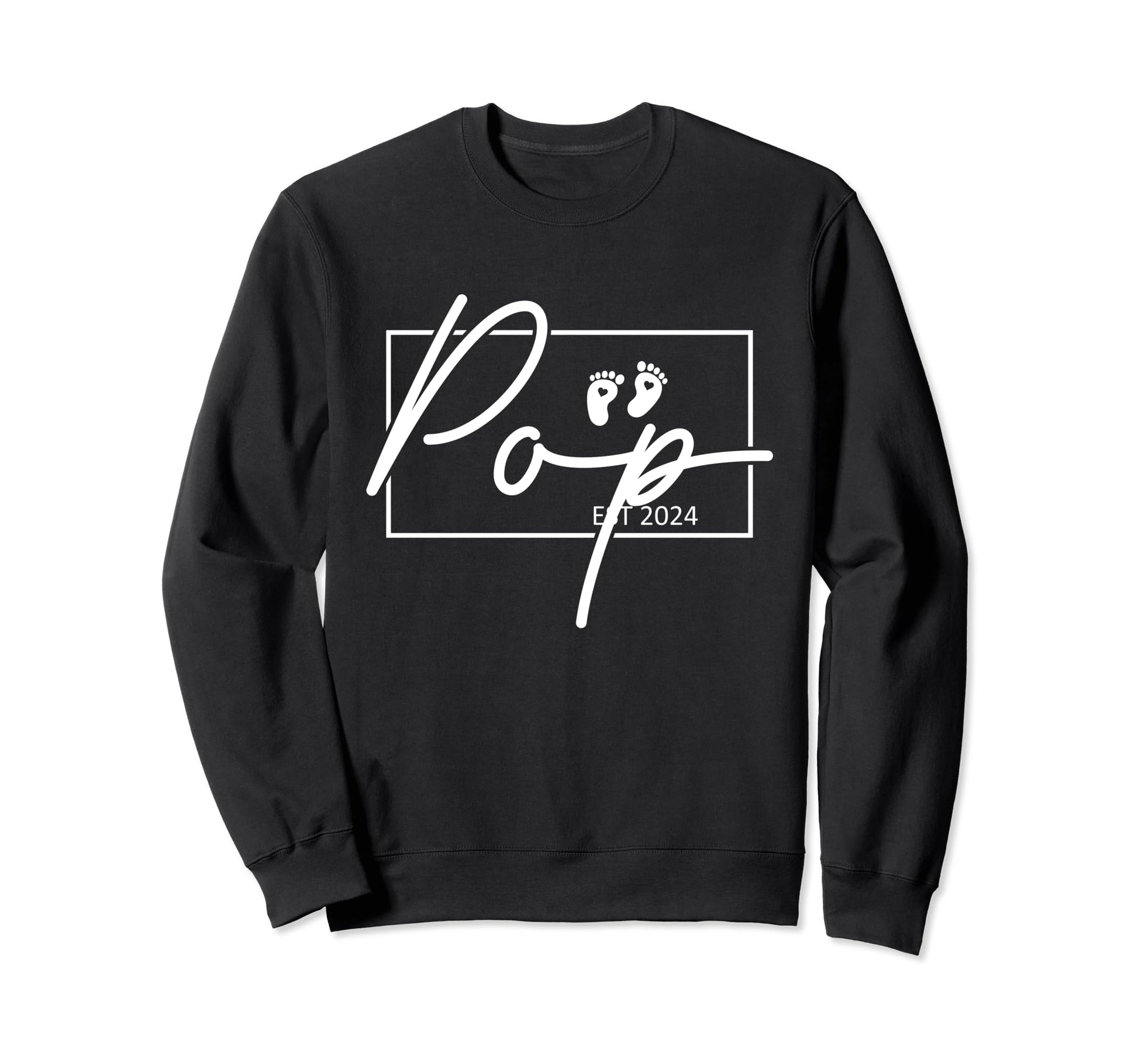 Pop Established Est 2024 Feet Sweatshirt - Custom Art Print for Adults - T-Shirt, Sweatshirt, Hoodie