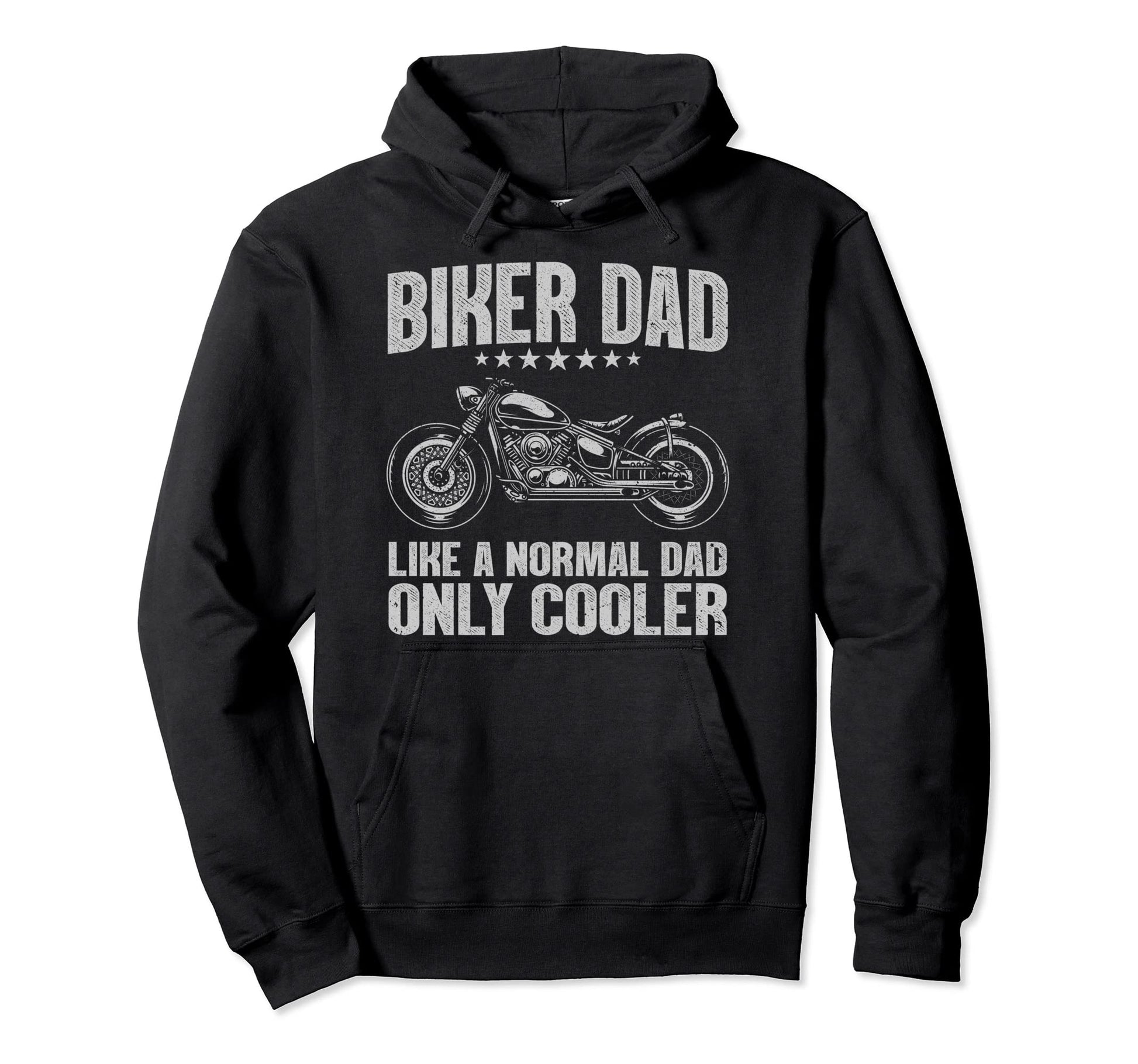 Biker Dad Motorcycling Motorcycle Biker Hoodie - Unique Graphic Unisex - T-Shirt, Sweatshirt, Hoodie