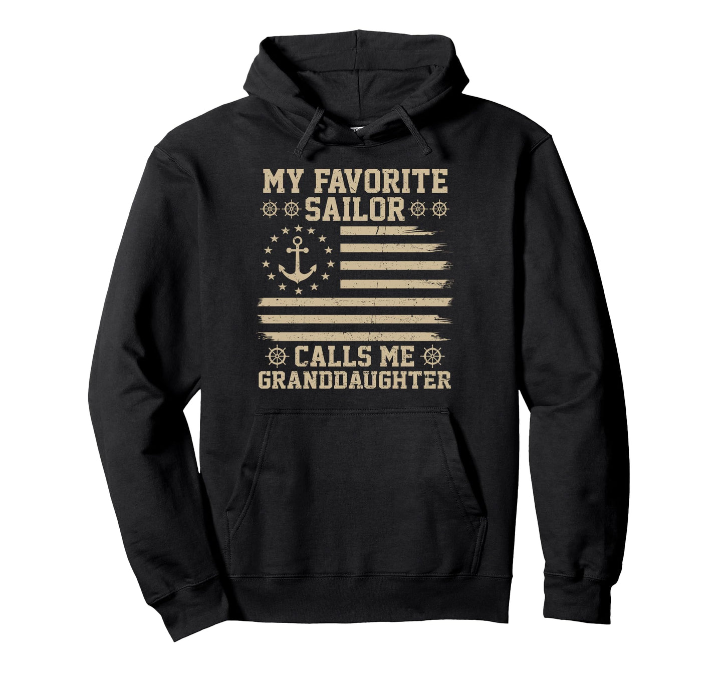 My Favorite Sailor Calls Me Hoodie - Minimalist Print Men Women - T-Shirt, Sweatshirt, Hoodie