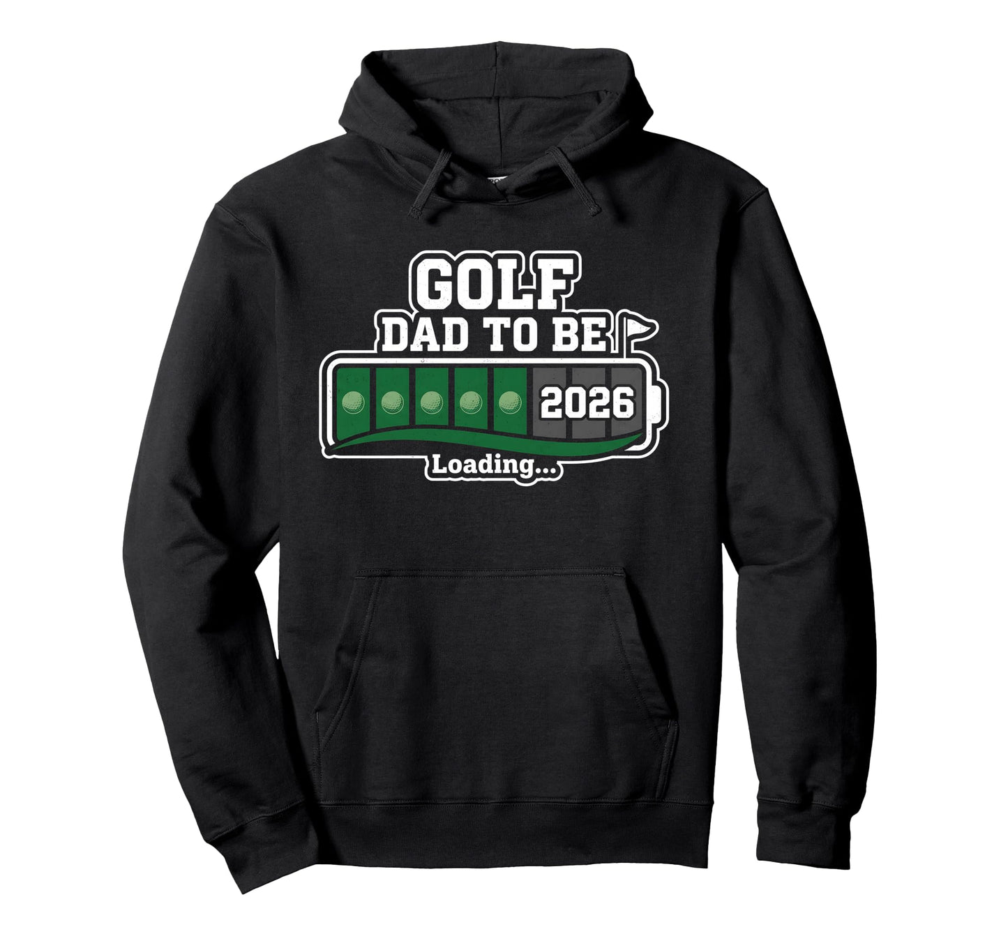 Golf Dad To Be Funny Golfing Golfer Dad Hoodie - Trendy Graphic for Adults - T-Shirt, Sweatshirt, Hoodie