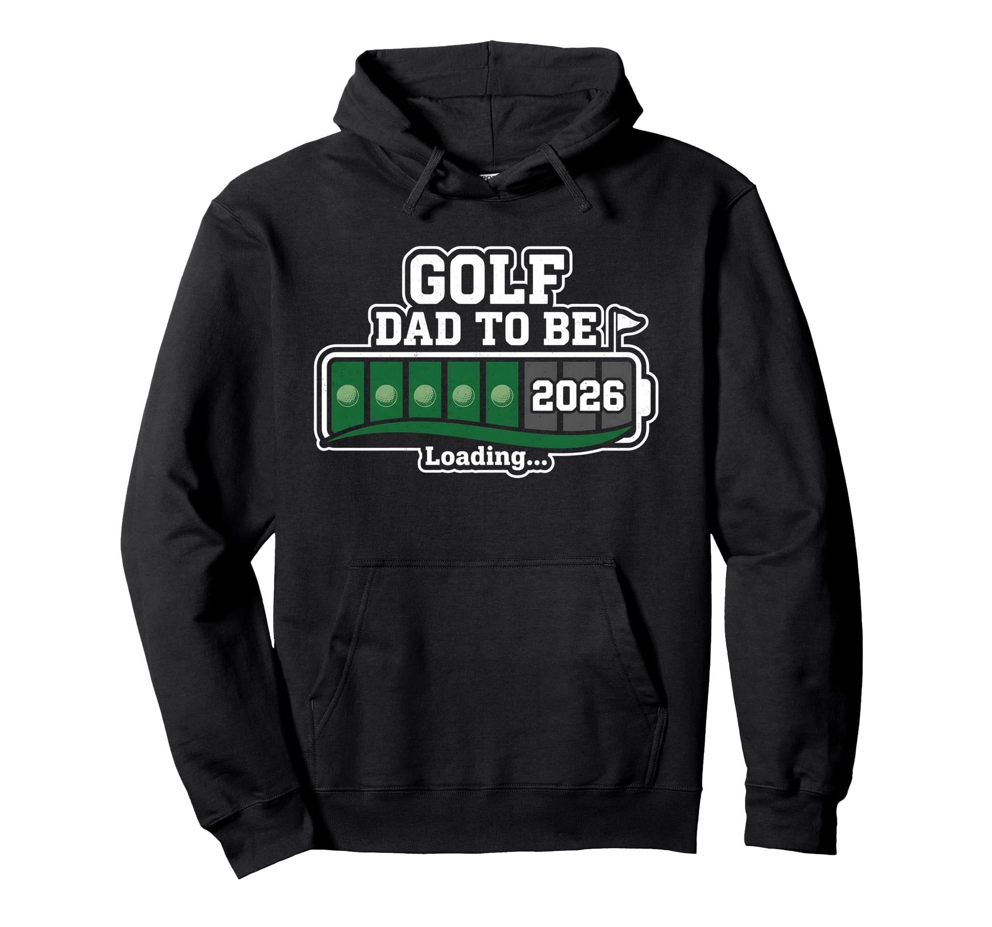 Golf Dad To Be Funny Golfing Golfer Dad Hoodie - Trendy Graphic for Adults - T-Shirt, Sweatshirt, Hoodie