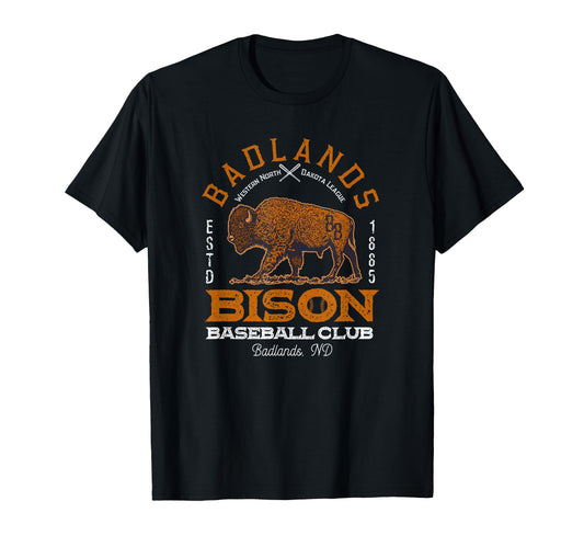 American Bison Baseball Minor T-Shirt - Aesthetic Graphic for Adults - T-Shirt, Sweatshirt, Hoodie