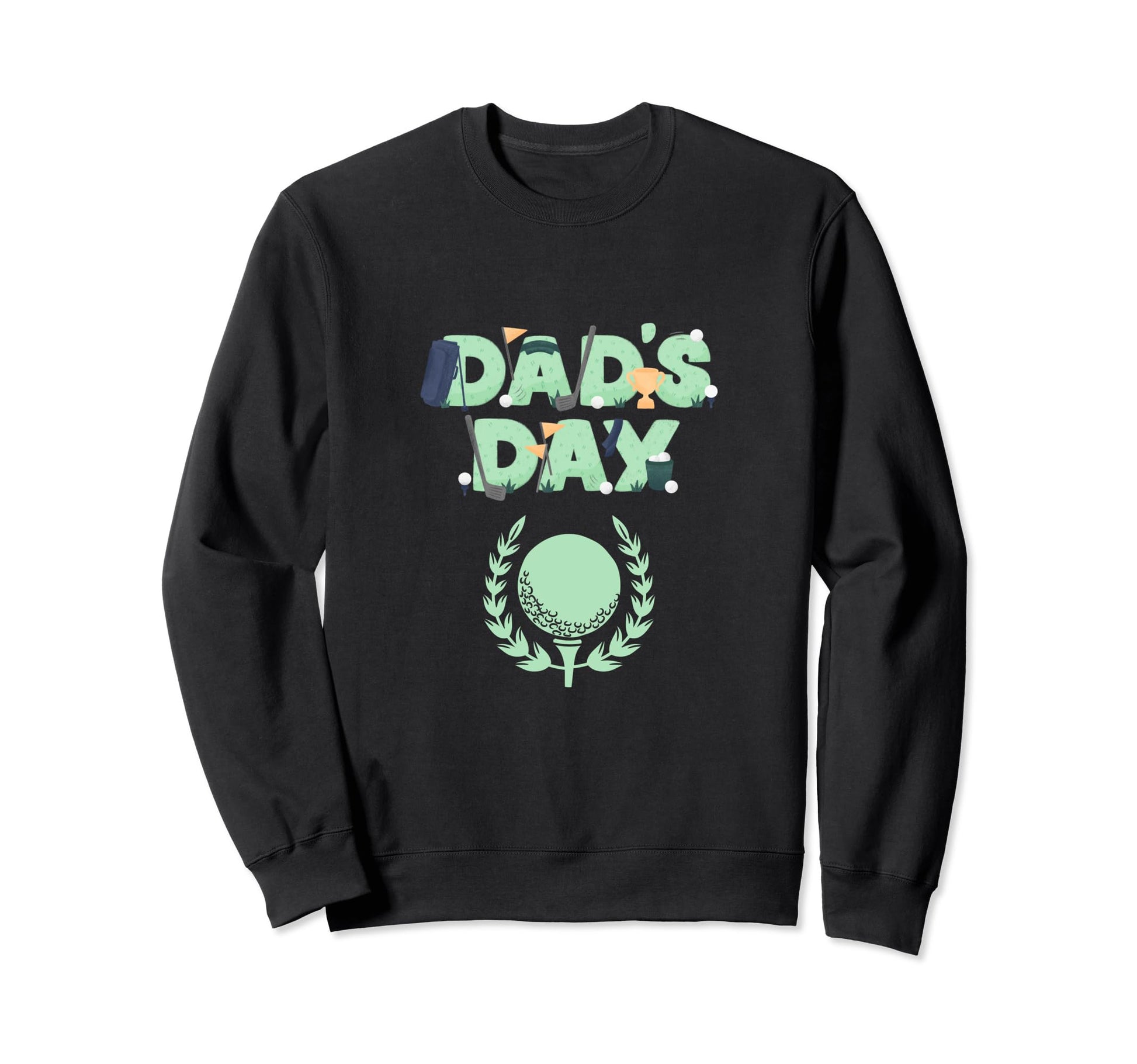 Golfers Happy Fathers Day And Sweatshirt - Aesthetic Graphic for Adults - T-Shirt, Sweatshirt, Hoodie