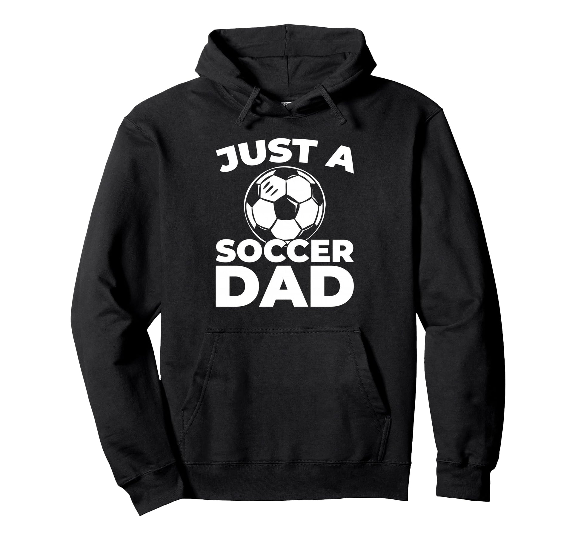 Soccer Player Team Sports Just Soccer Hoodie - Minimalist Print for Adults - T-Shirt, Sweatshirt, Hoodie