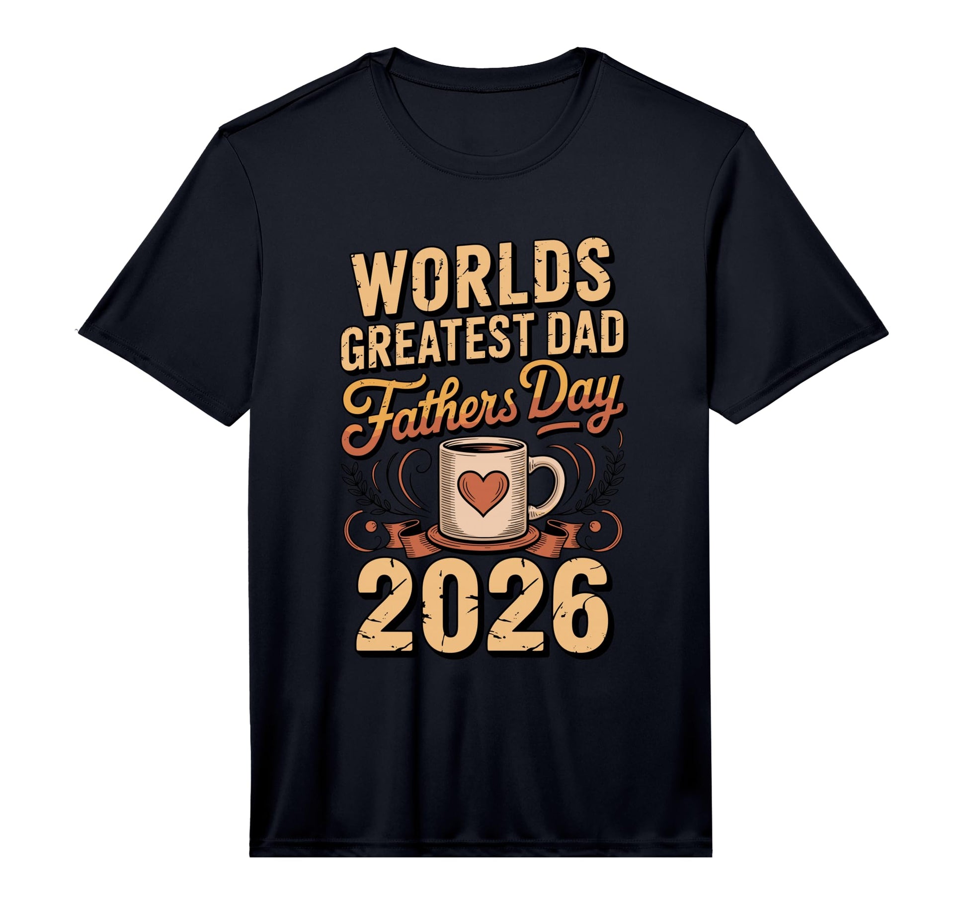 Mens Worlds Greatest Dad 2026 Fathers T-Shirt - Minimalist Print Men Women - T-Shirt, Sweatshirt, Hoodie