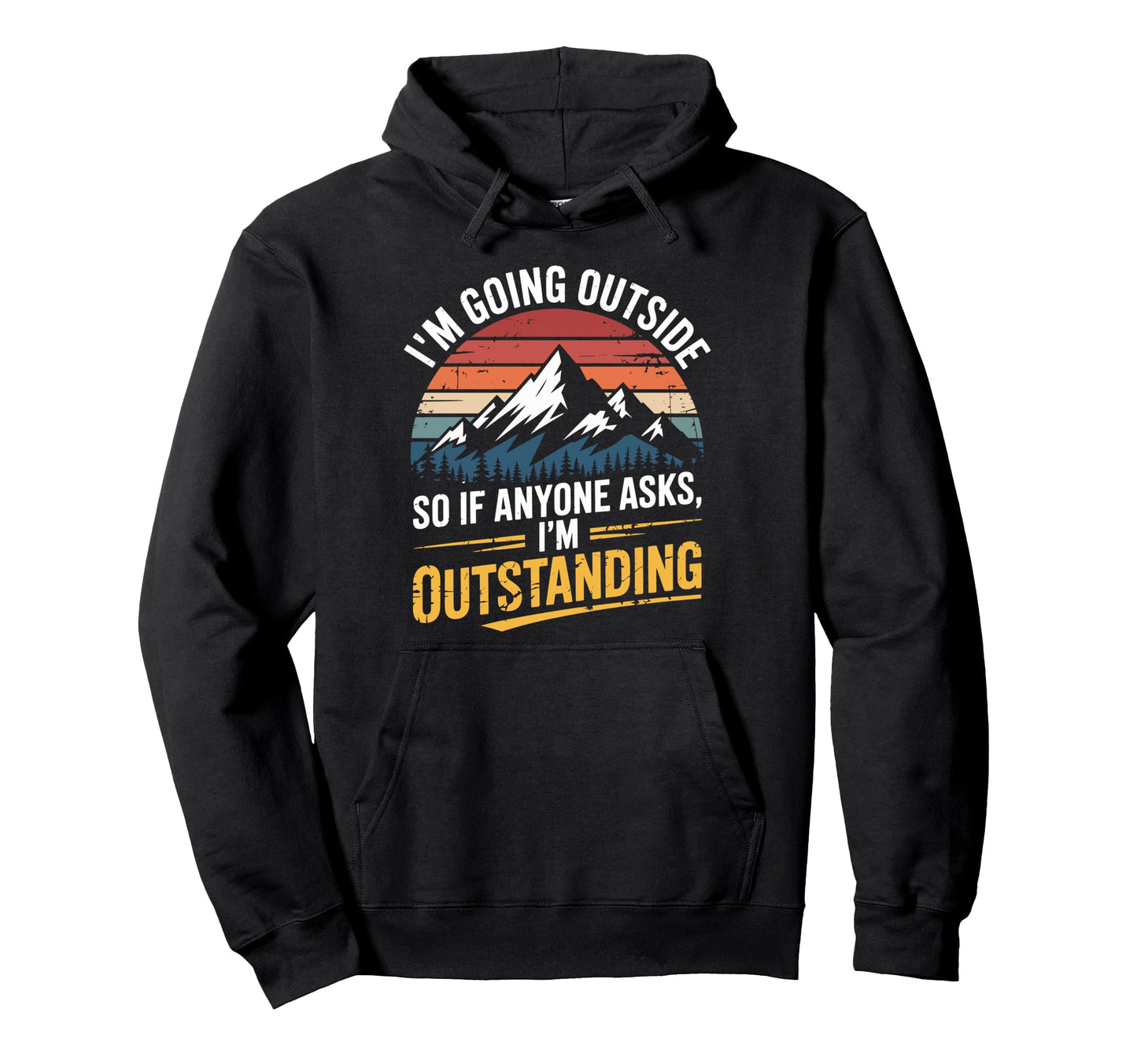 Outdoor Camp Camping Father Camper Hoodie - Fun Novelty Design Men Women - T-Shirt, Sweatshirt, Hoodie