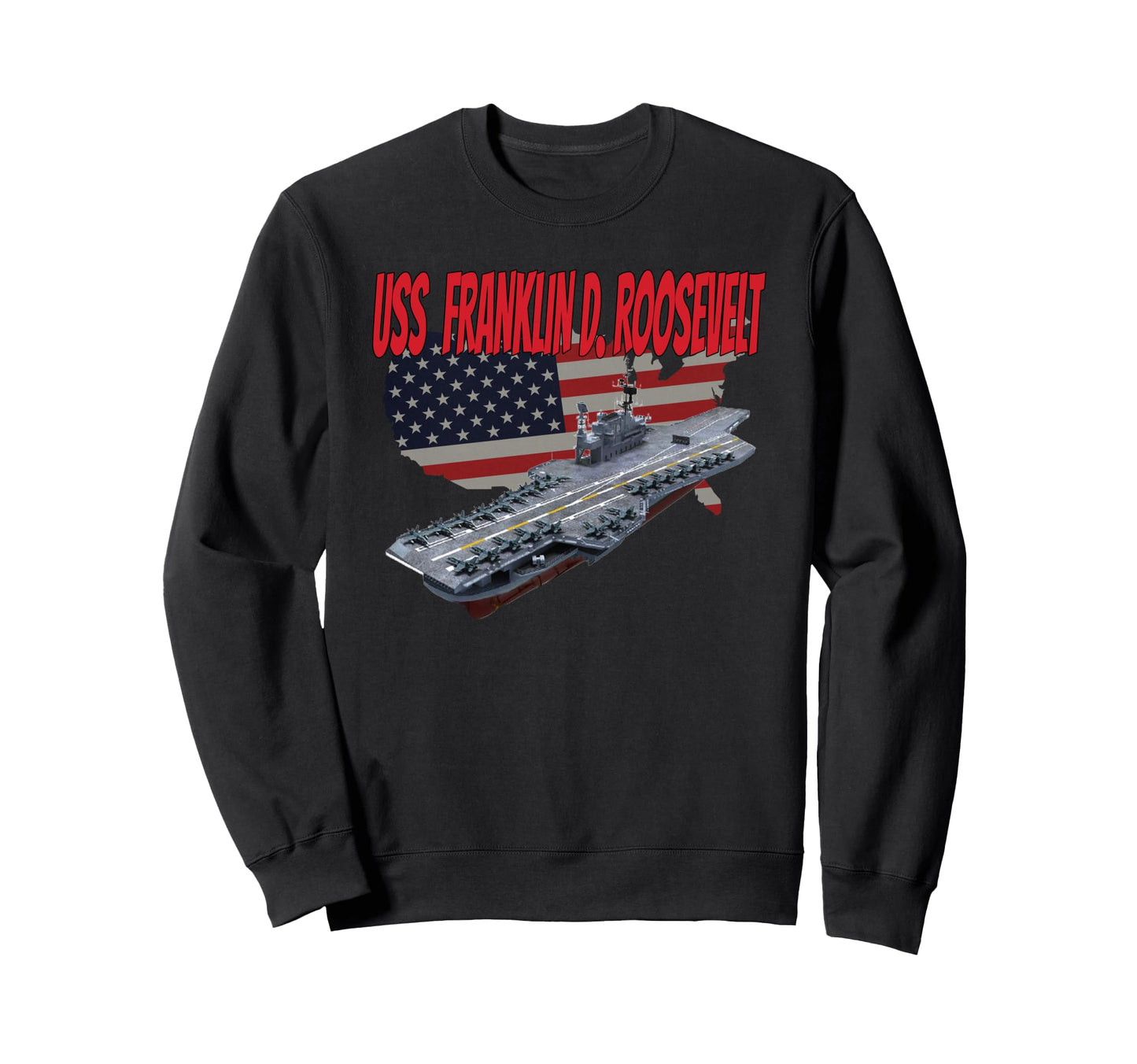 Aircraft Carrier Uss Franklin D Sweatshirt - Unique Graphic Unisex - T-Shirt, Sweatshirt, Hoodie