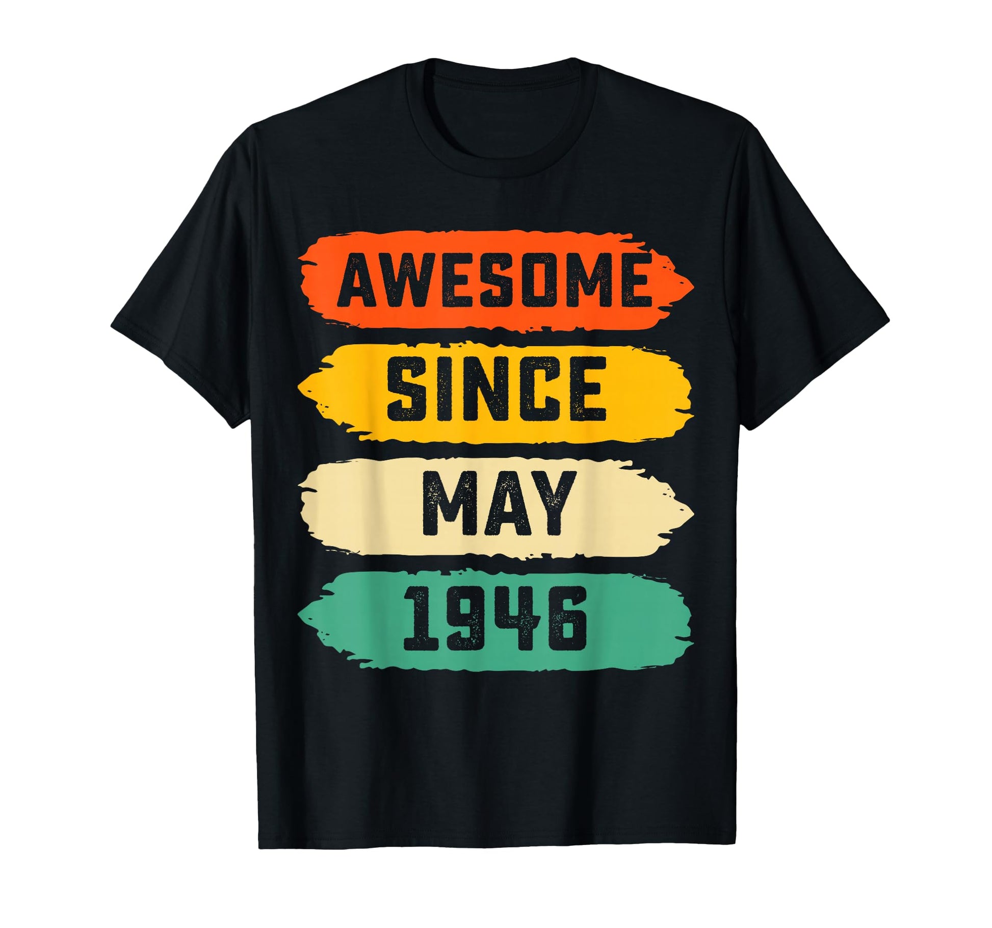 80Th Birthday Gift Awesome Since May T-Shirt - Unique Graphic for Adults - T-Shirt, Sweatshirt, Hoodie