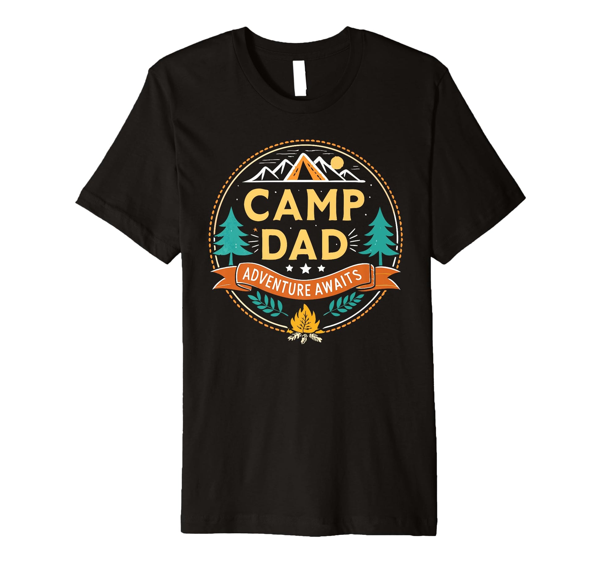 Mens Nature Dad Camping Dad Fathers T-Shirt - Minimalist Print Men Women - T-Shirt, Sweatshirt, Hoodie