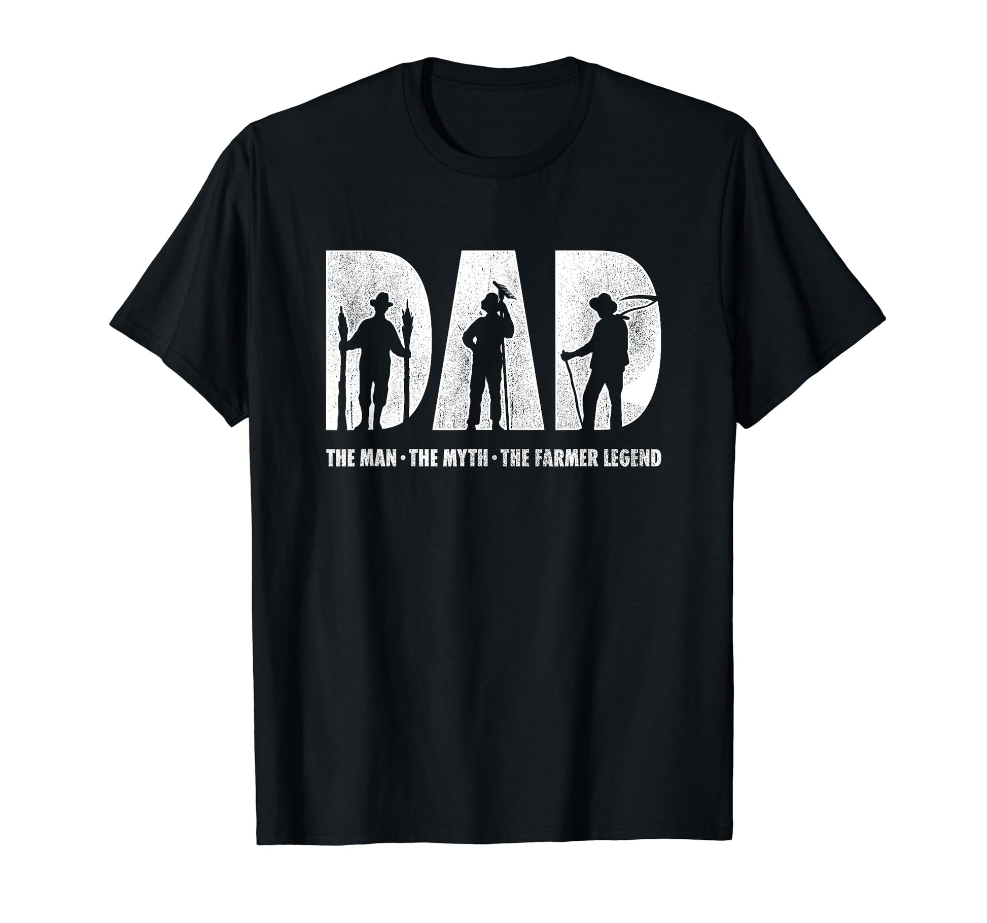 Dad Myth Farmer Legend Tractor Driver Farm T-Shirt - Trendy Graphic Unisex - T-Shirt, Sweatshirt, Hoodie