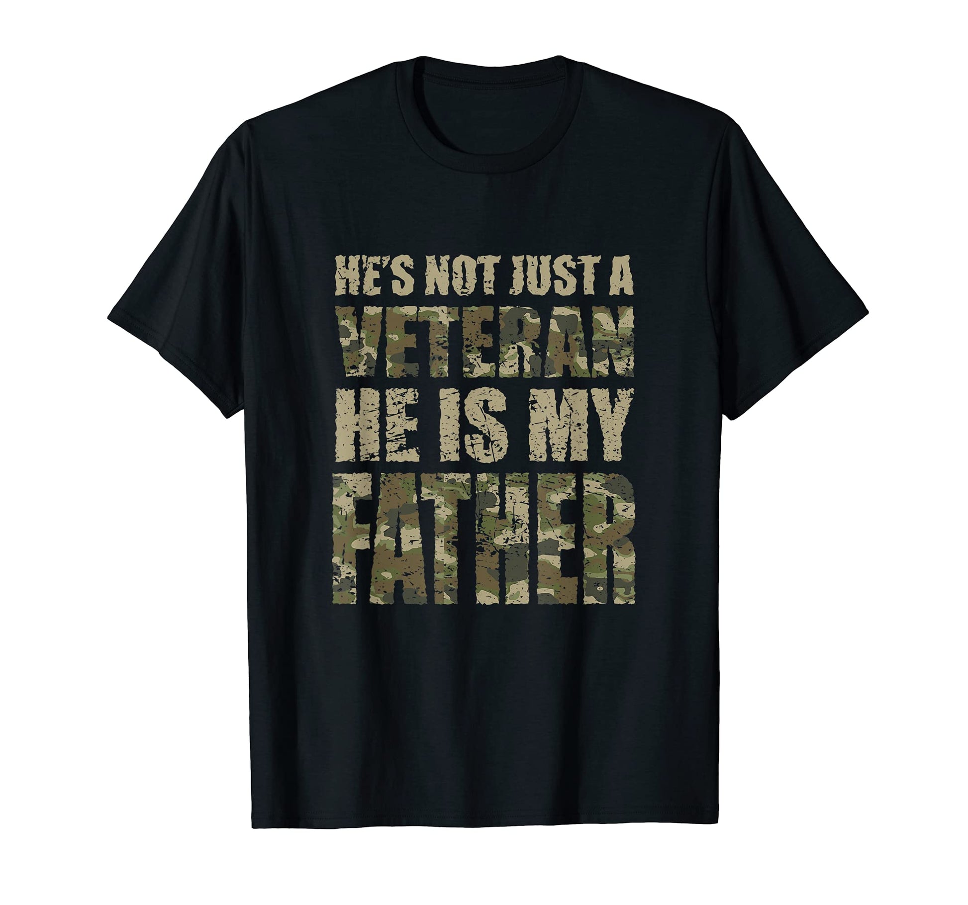 Hes Not Just Veteran Hes My Dad T-Shirt - Minimalist Print for Adults - T-Shirt, Sweatshirt, Hoodie