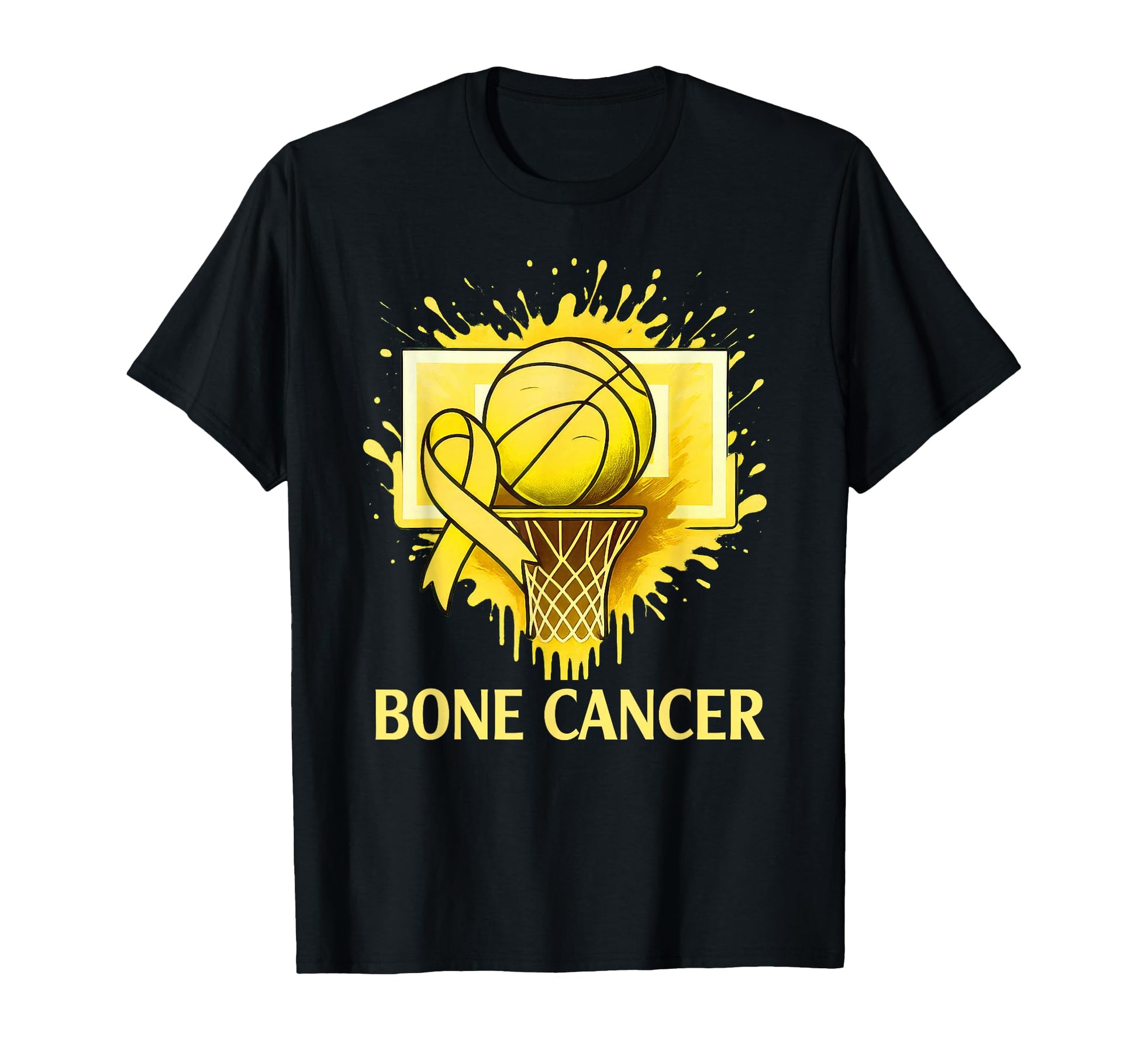 Basketball Bone Cancer Awareness T-Shirt - Streetwear Style for Adults - T-Shirt, Sweatshirt, Hoodie