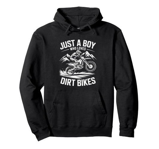 Biker Motorbiker Motorcyclist Dirt Bike Hoodie - Novelty Apparel Unisex - T-Shirt, Sweatshirt, Hoodie