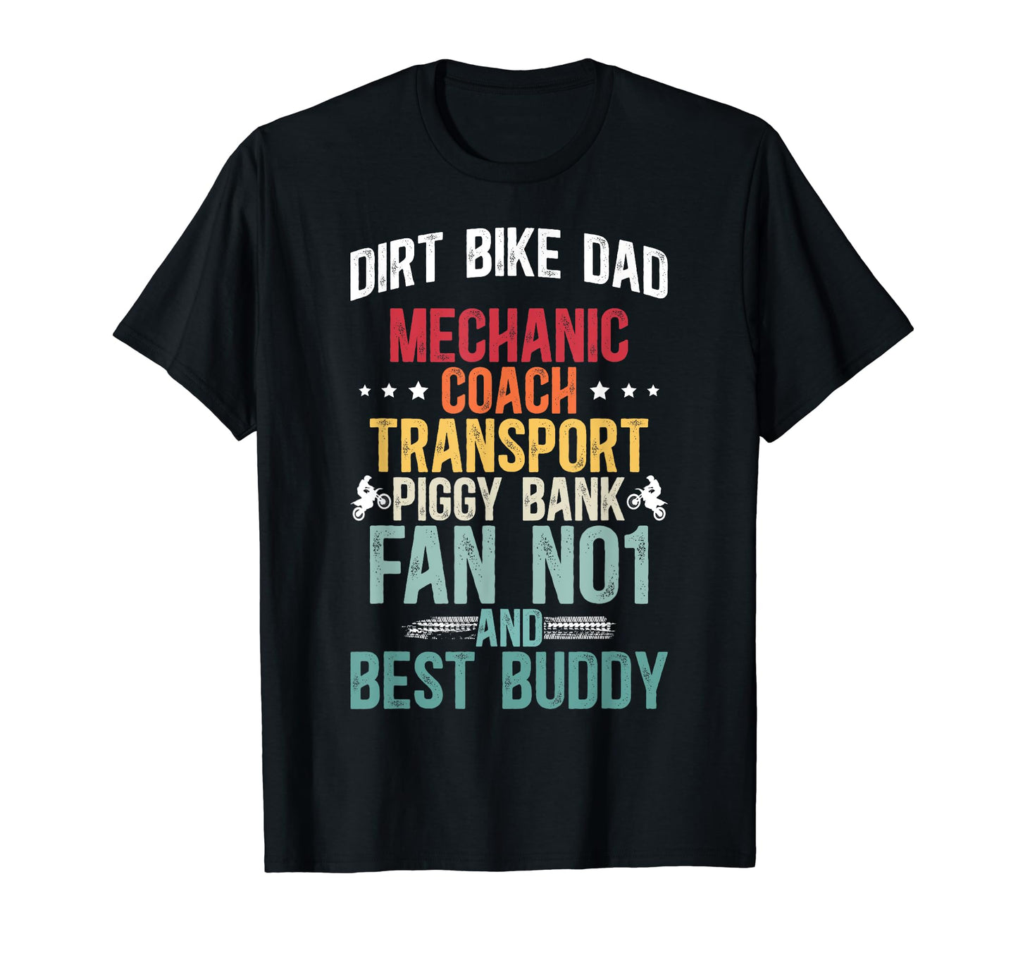 Dirt Bike Dad Definition Dad Dirt T-Shirt - Minimalist Print for Adults - T-Shirt, Sweatshirt, Hoodie