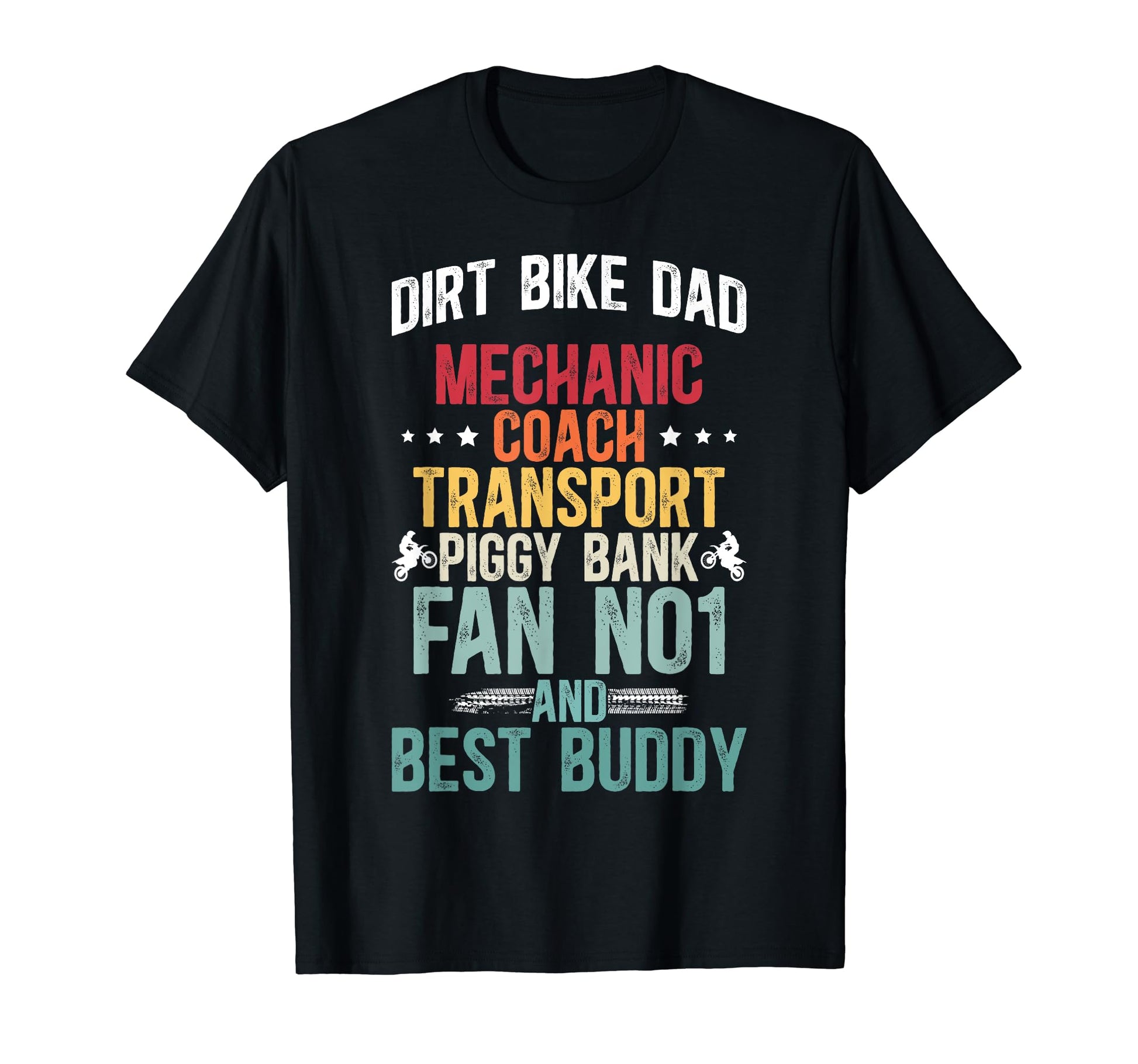 Dirt Bike Dad Definition Dad Dirt T-Shirt - Minimalist Print for Adults - T-Shirt, Sweatshirt, Hoodie