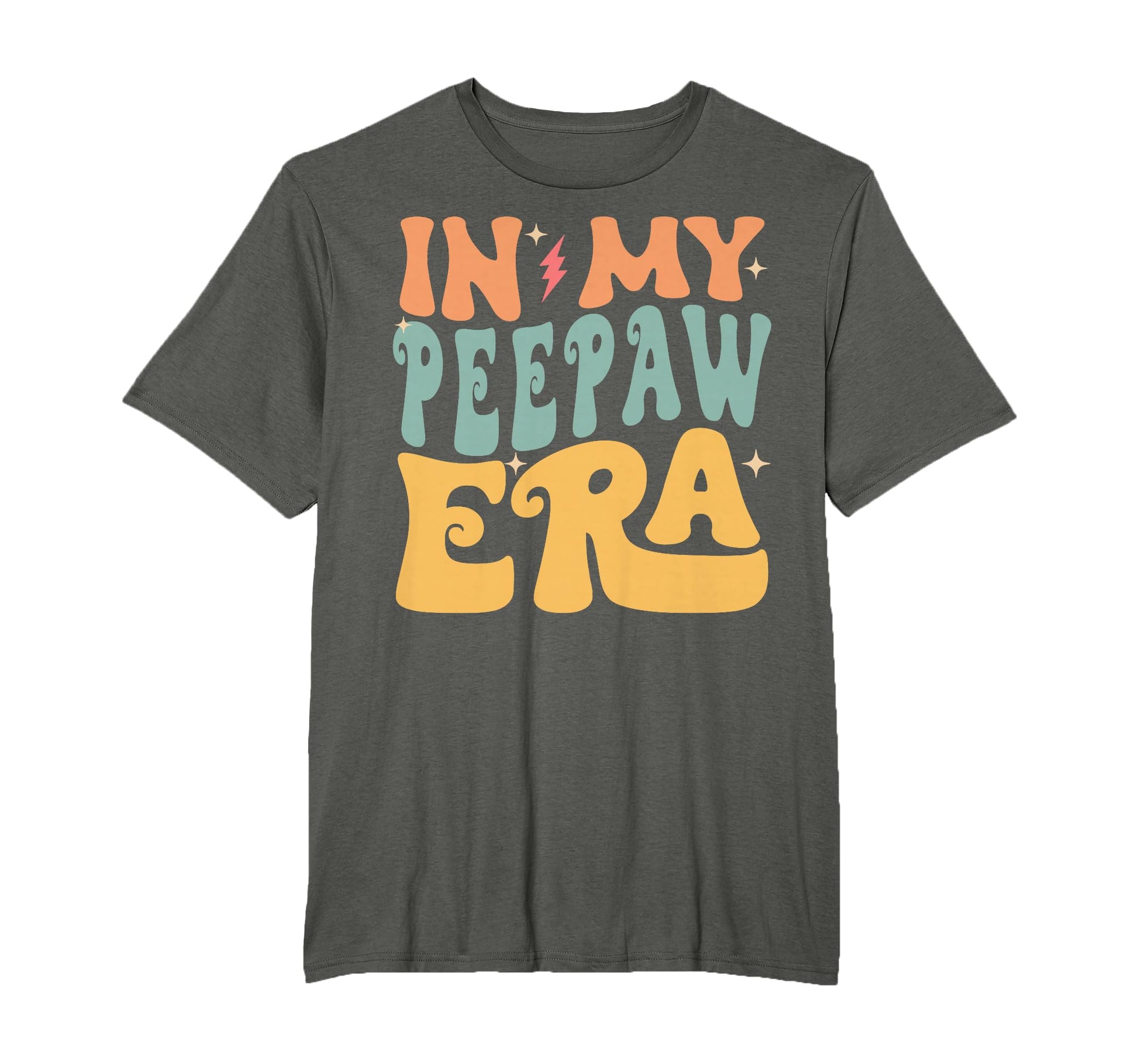 My Peepaw Era Groovy Funny Grandpa T-Shirt - Novelty Apparel Men Women - T-Shirt, Sweatshirt, Hoodie