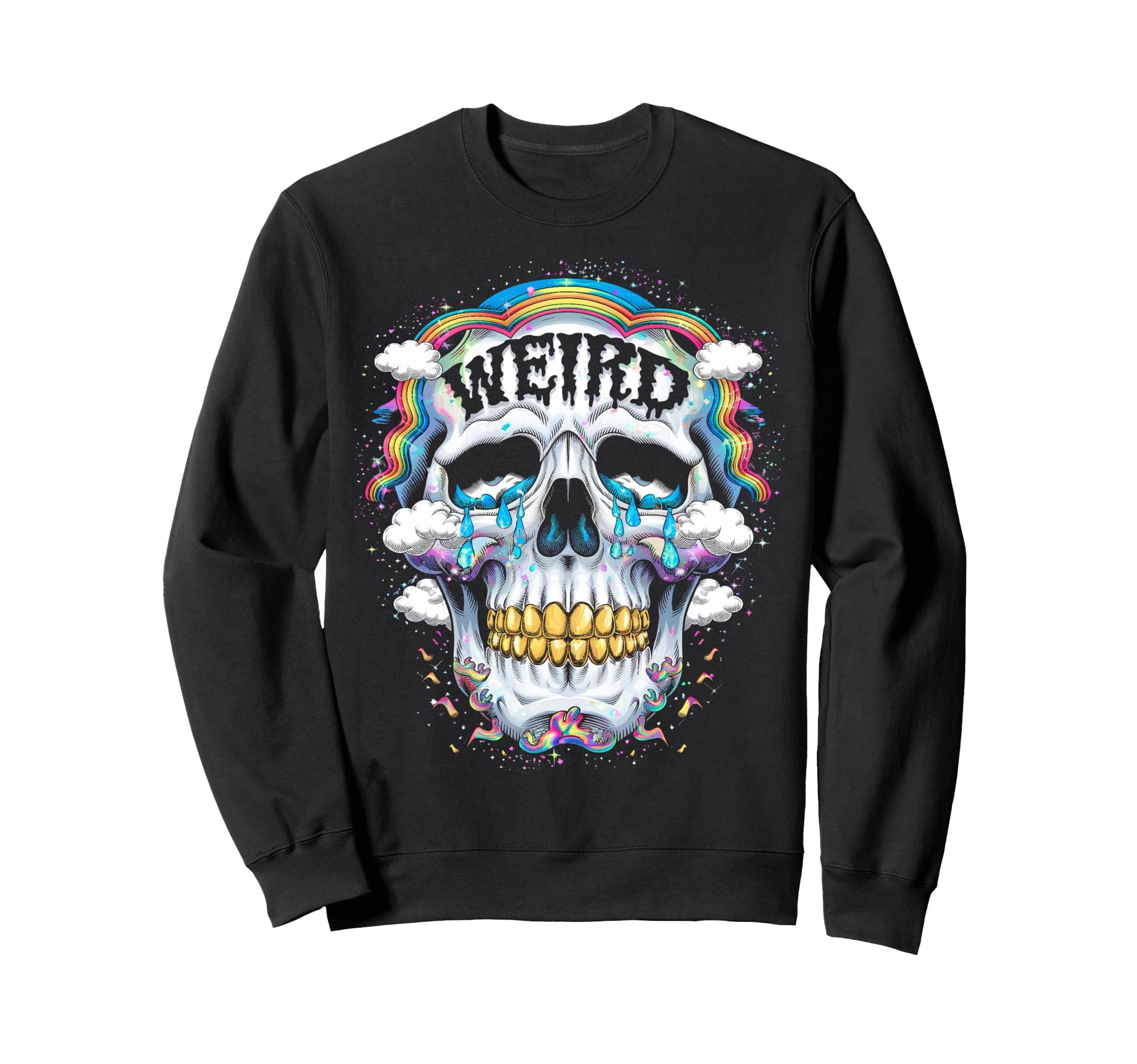 Gothic Mens Womens Tops Skeleton Sweatshirt - Trendy Graphic for Adults - T-Shirt, Sweatshirt, Hoodie