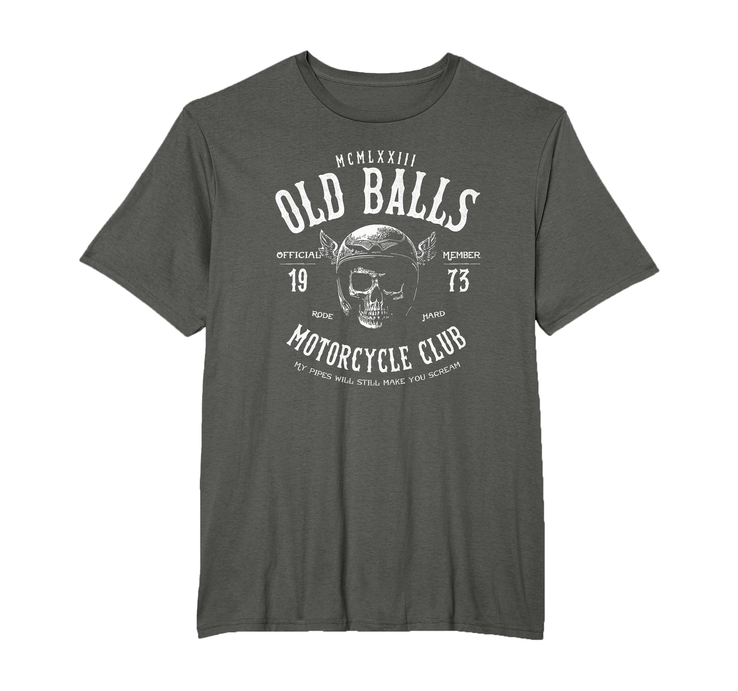 Old Balls Club Motorcycle 50Th T-Shirt - Novelty Apparel Men Women - T-Shirt, Sweatshirt, Hoodie