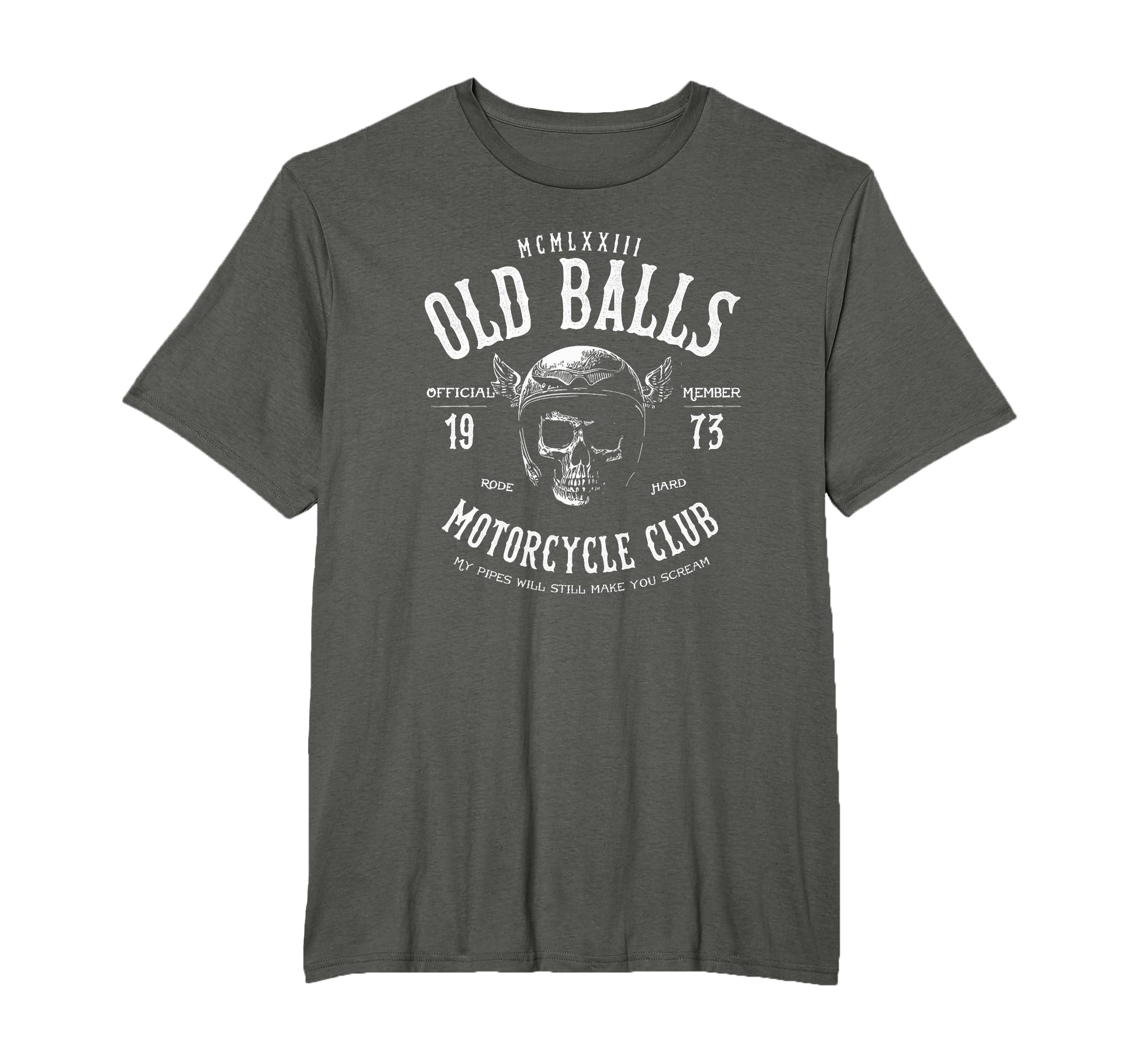 Old Balls Club Motorcycle 50Th T-Shirt - Novelty Apparel Men Women - T-Shirt, Sweatshirt, Hoodie