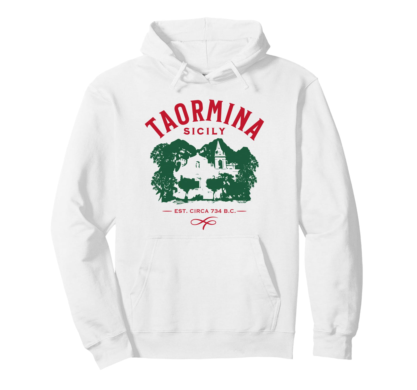 Taormina Sicily Italy Souvenir Hoodie - Trendy Graphic Unisex - T-Shirt, Sweatshirt, Hoodie