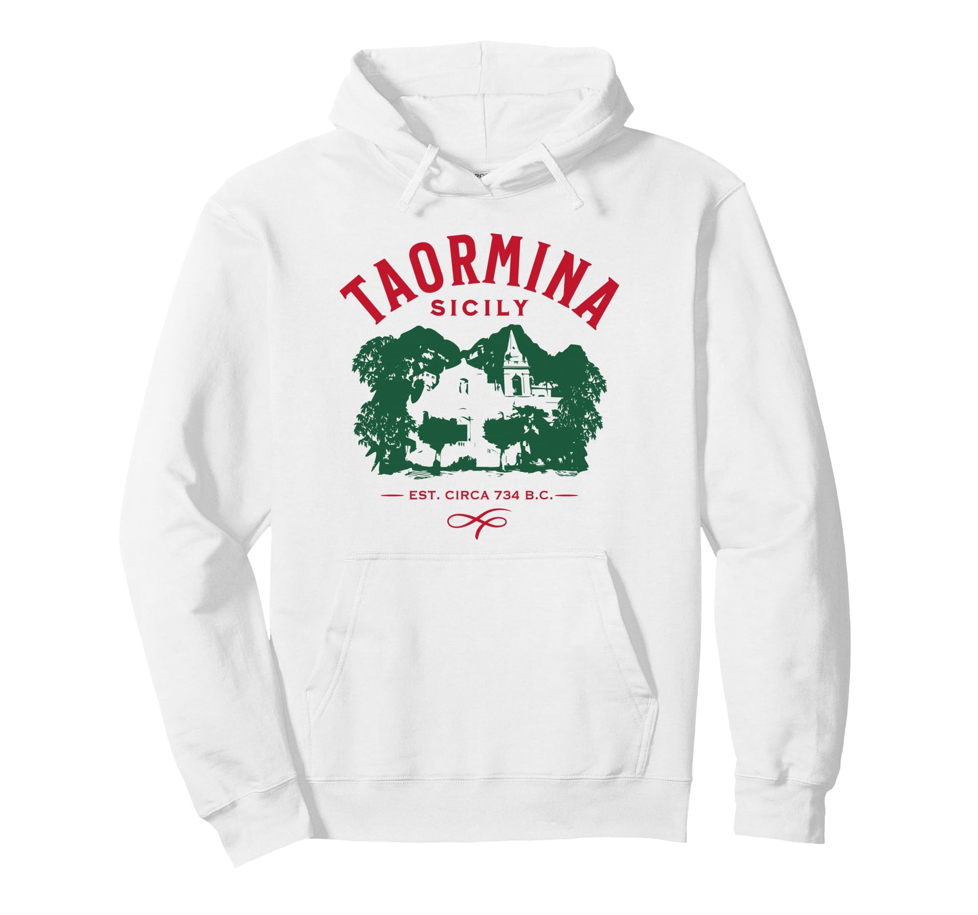 Taormina Sicily Italy Souvenir Hoodie - Trendy Graphic Unisex - T-Shirt, Sweatshirt, Hoodie