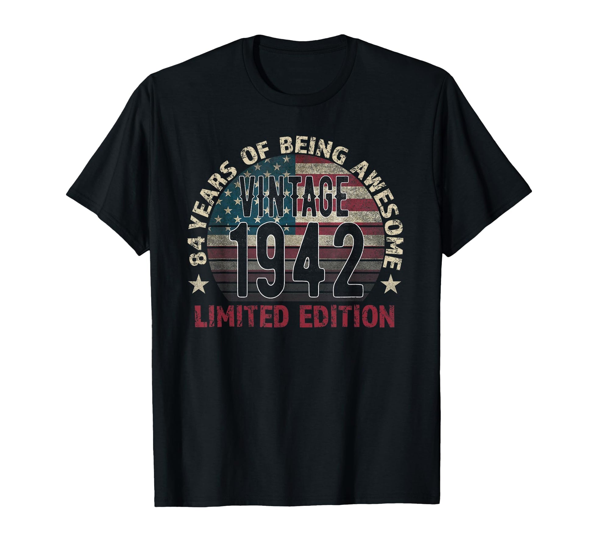 84Th Birthday Gift Born 1942 Turning 84 T-Shirt - Trendy Graphic Unisex - T-Shirt, Sweatshirt, Hoodie