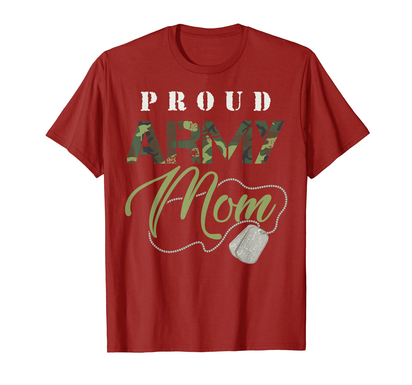 Proud Army Mom Military Mama Usa Gift T-Shirt - Minimalist Print Unisex - T-Shirt, Sweatshirt, Hoodie