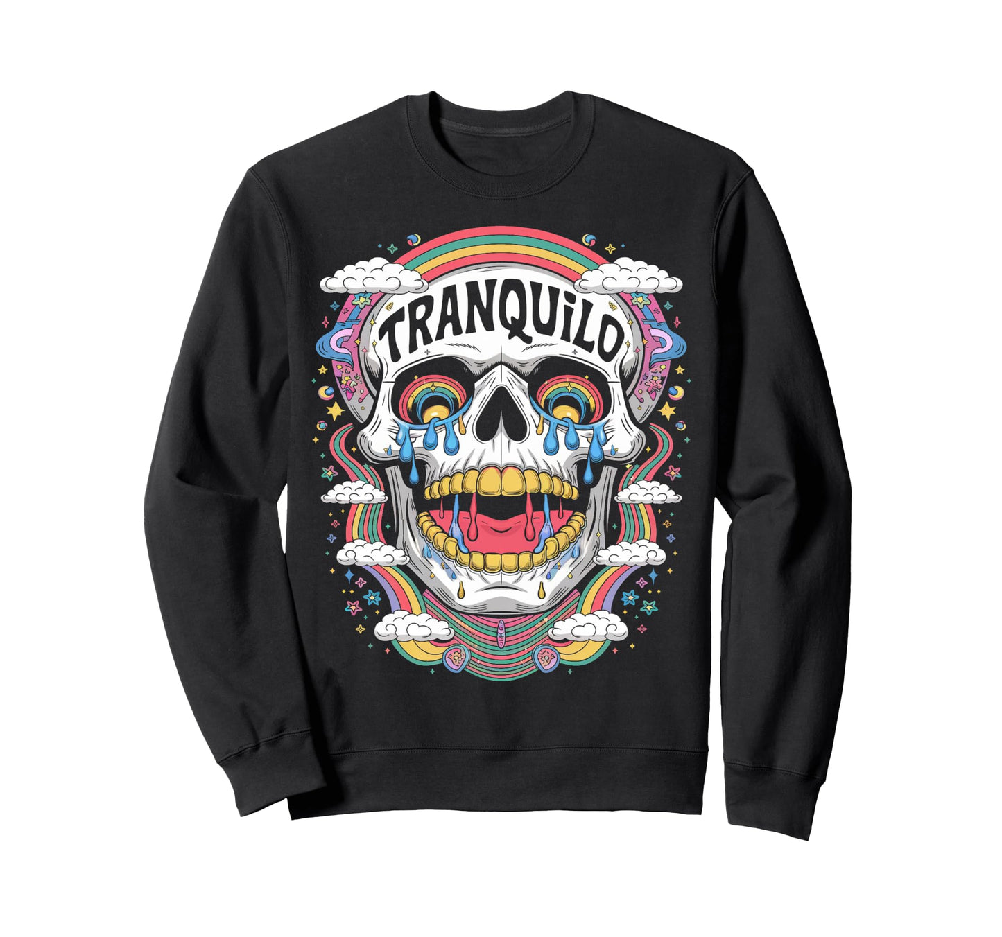 Gothic Mens Womens Tops Skeleton Sweatshirt - Fun Novelty Design Men Women - T-Shirt, Sweatshirt, Hoodie