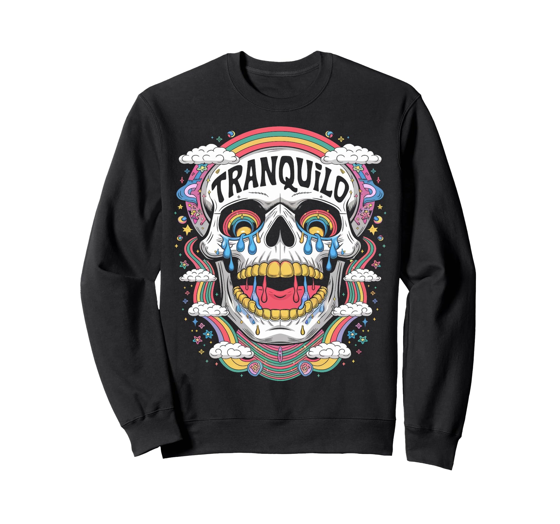 Gothic Mens Womens Tops Skeleton Sweatshirt - Fun Novelty Design Men Women - T-Shirt, Sweatshirt, Hoodie