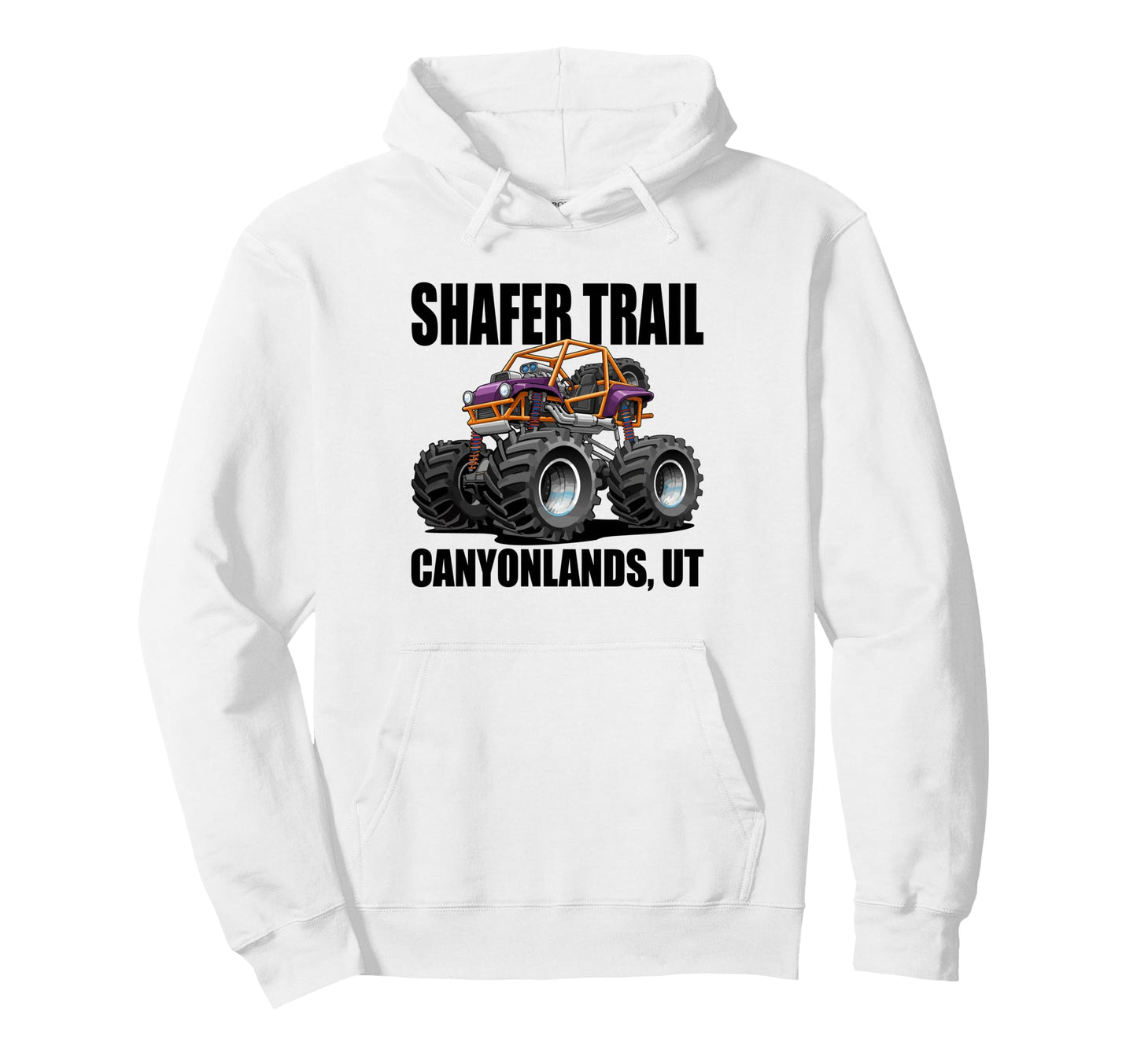 Shafer Trail Canyonlands Offroad 4X4 Hoodie - Aesthetic Graphic Men Women - T-Shirt, Sweatshirt, Hoodie