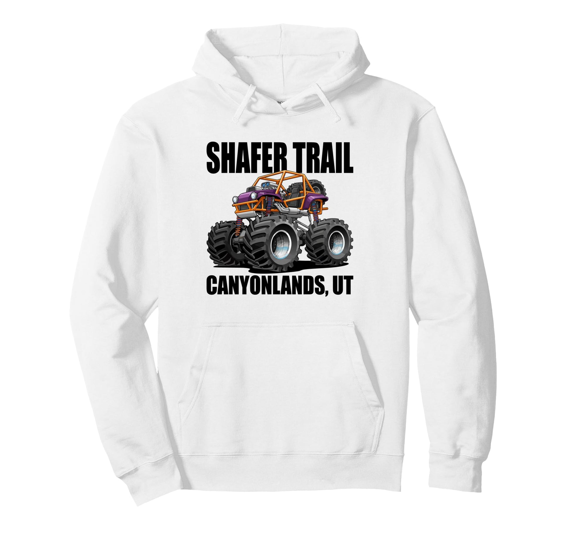 Shafer Trail Canyonlands Offroad 4X4 Hoodie - Aesthetic Graphic Men Women - T-Shirt, Sweatshirt, Hoodie